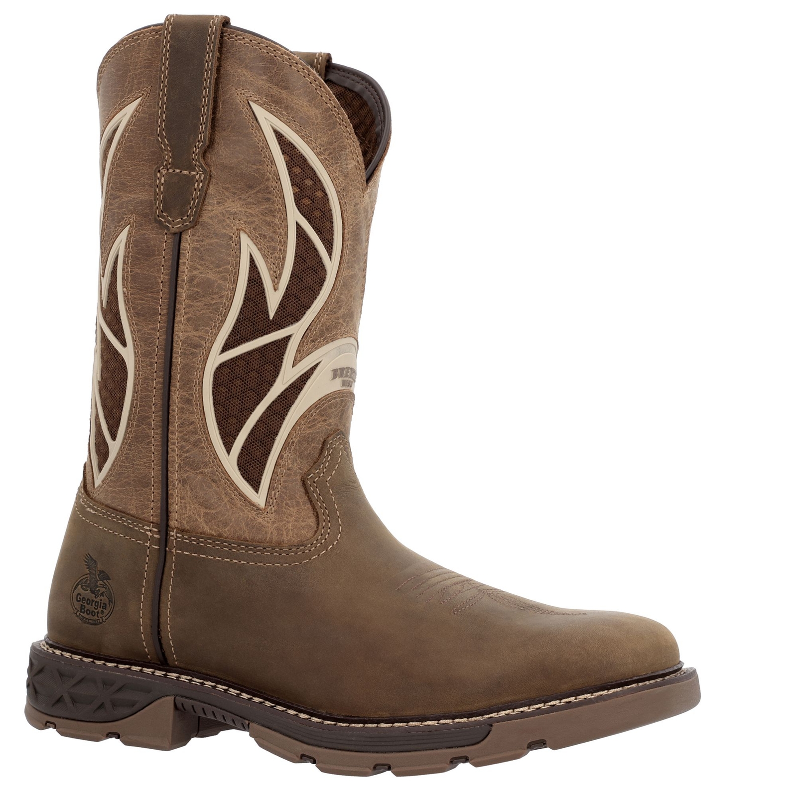 Georgia Boot Carbo-Tec Flex Men's Brown Boot 7 M