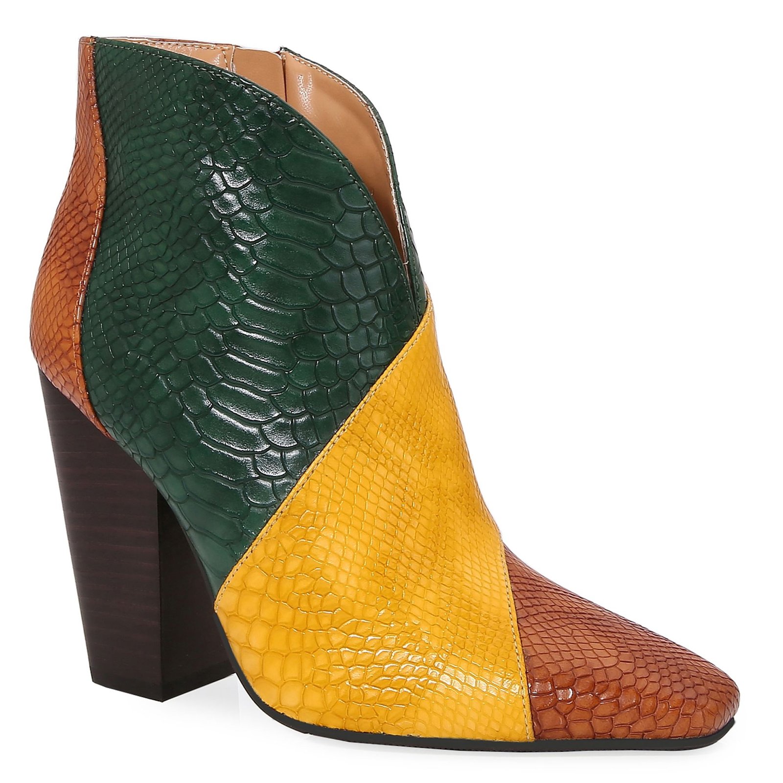 Ninety Union Astoria Women's Brown Multi Yellow Boot 5