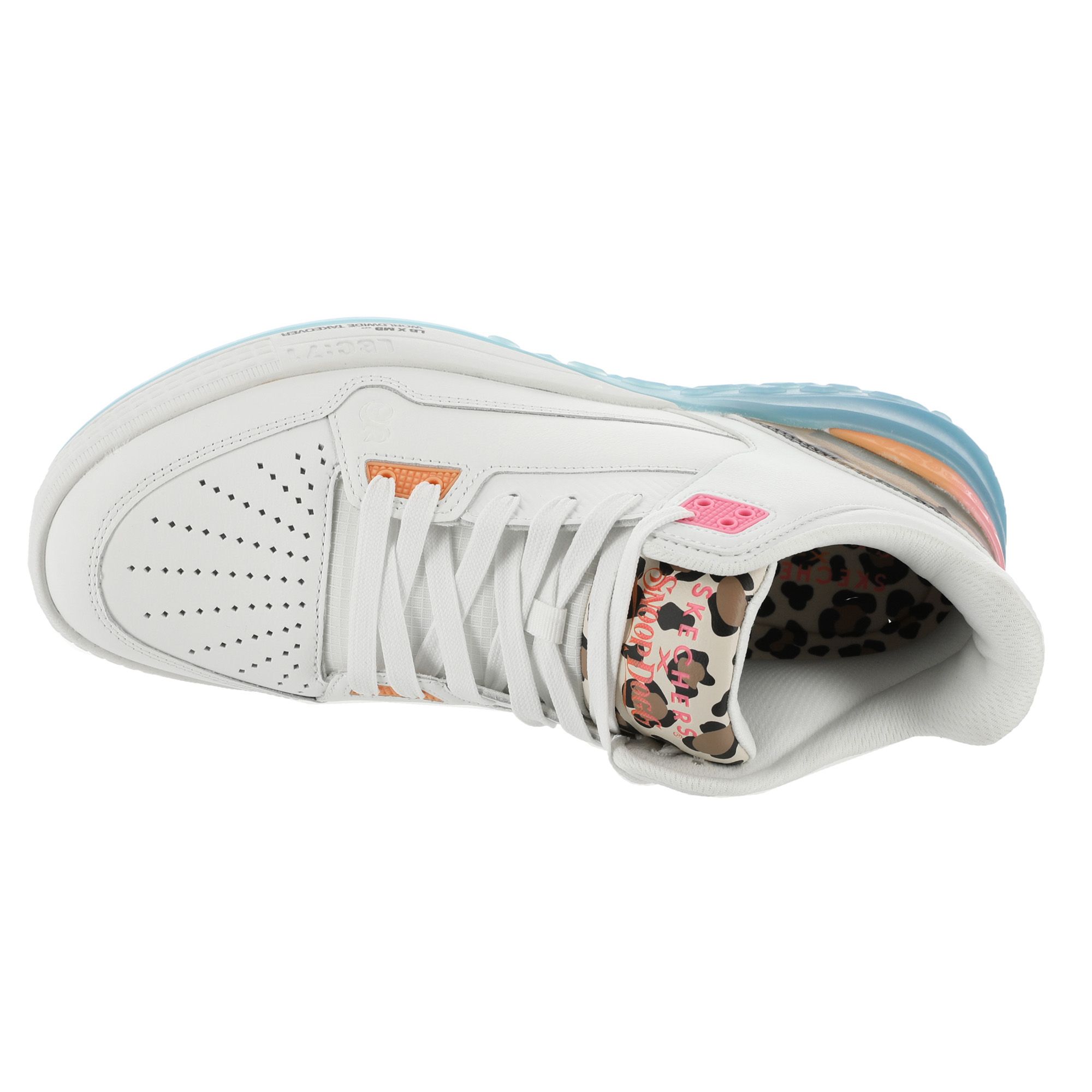 ポッキー 69 New Adidas Originals ZX 8000 Bliss Multi Sneakers White
