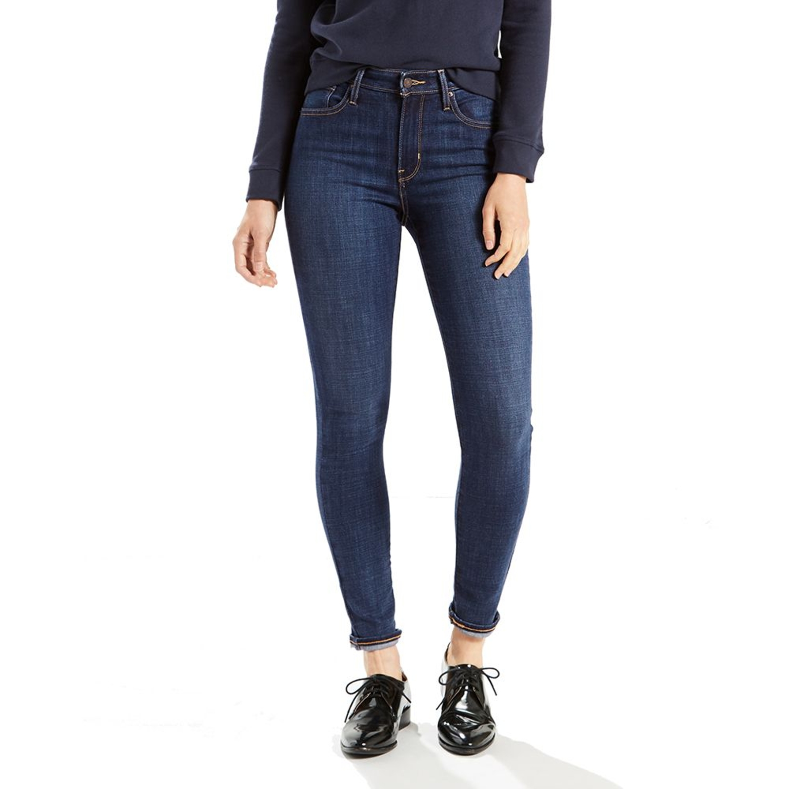 Levi's Women's 721 High-Rise Skinny Jean Blue Pants 33-30