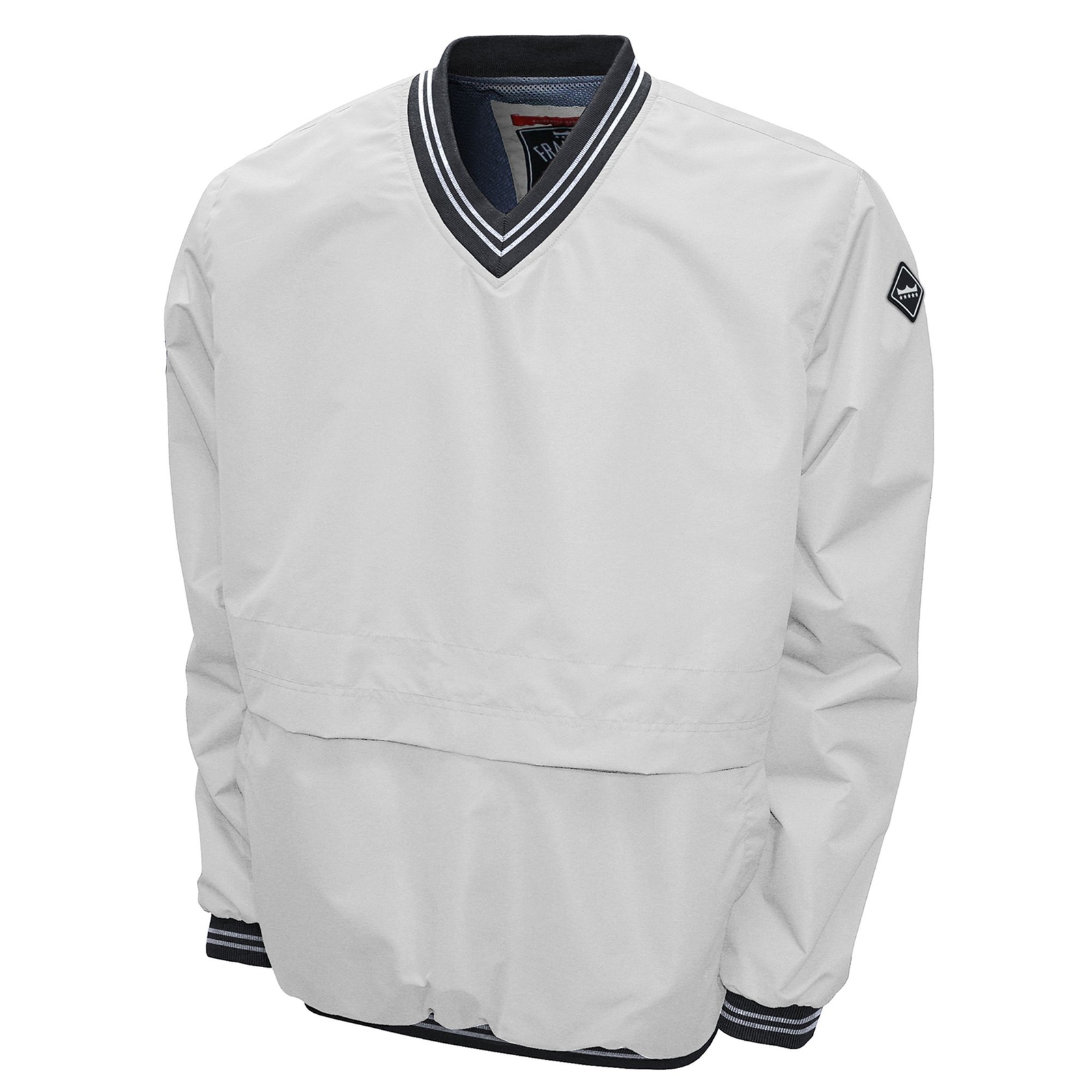Franchise Club Windshell Pullover Jacket White Jackets S