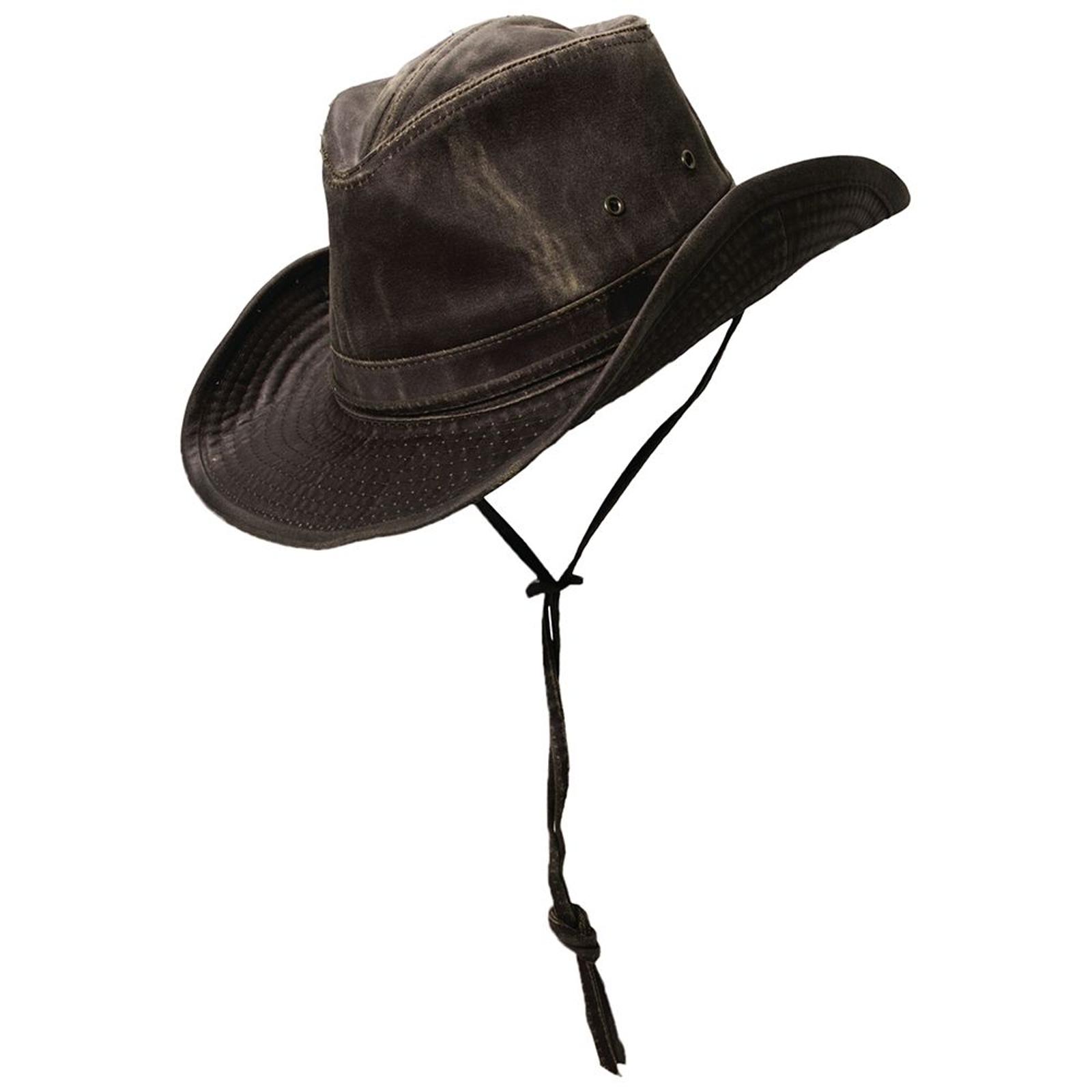 DPC Outdoor Design Men's Weathered Cotton Outback Hat Brown Hats XL