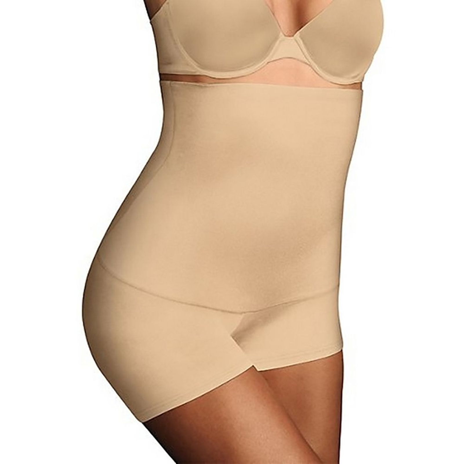 Maidenform Women's High Waist Boyshort with Cool Comfort Brown Underwear XL