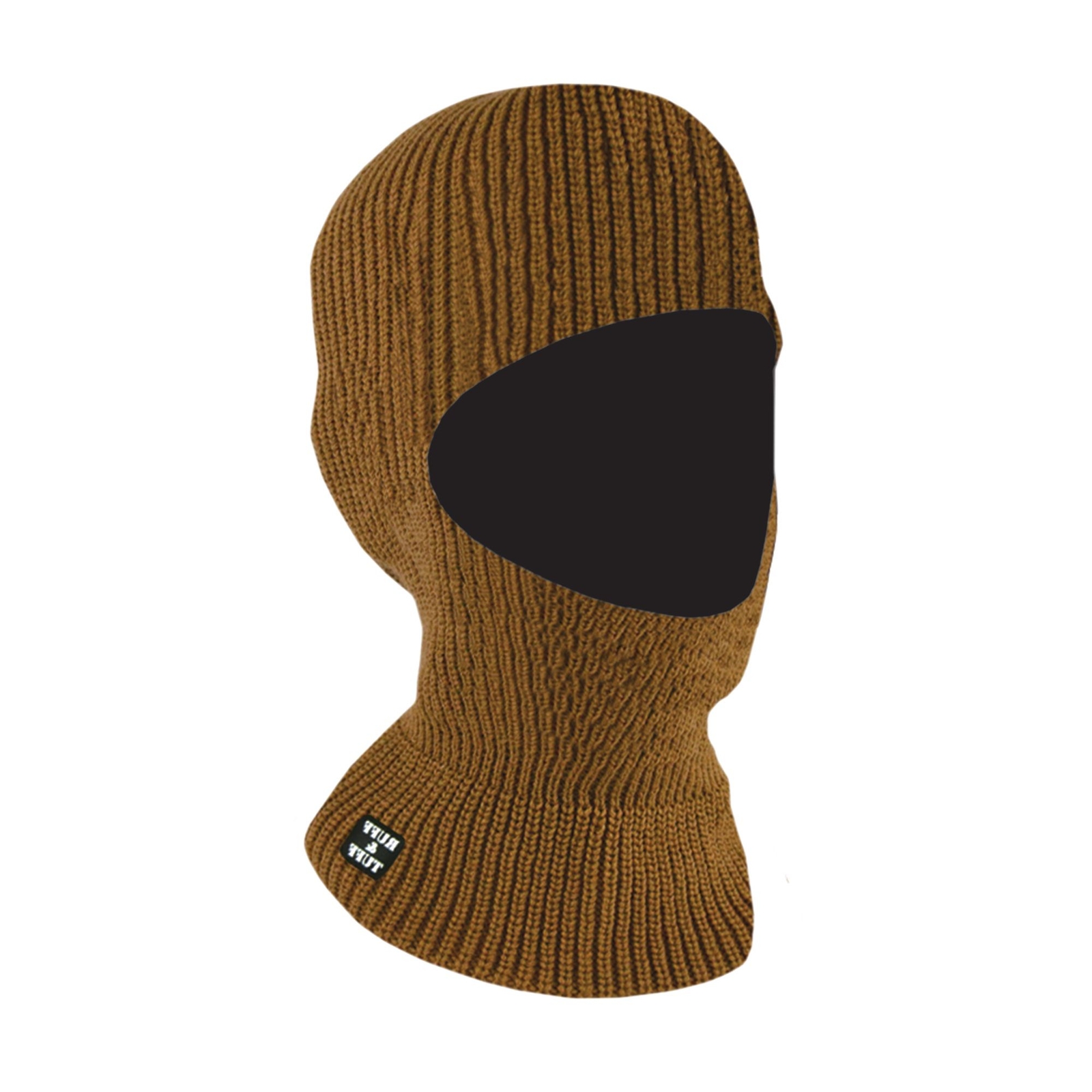 Quiet Wear Men's Ruff and Tuff 1-Hole Mask Brown Hats One Size