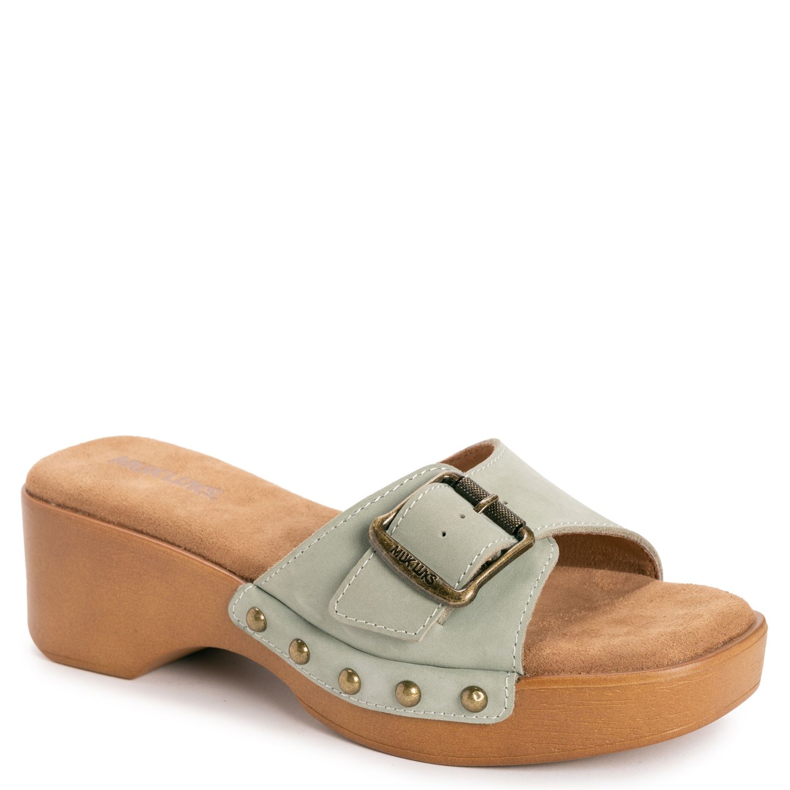 MUK LUKS Cora Sandal Women's Green Sandal 7