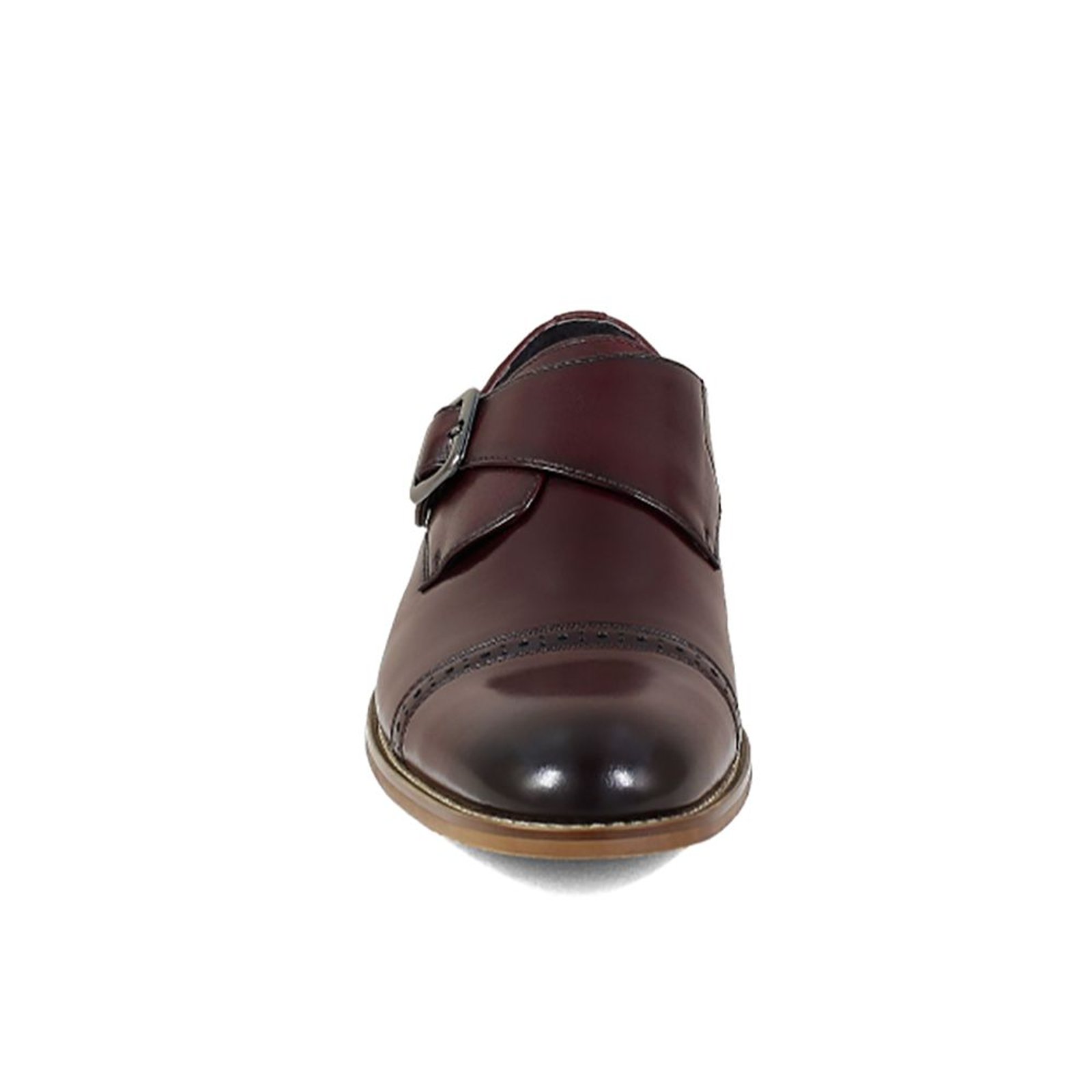 Stacy Adams Shoes Desmond Cap Toe Monk Strap Burgundy Size 8 — photo 2
