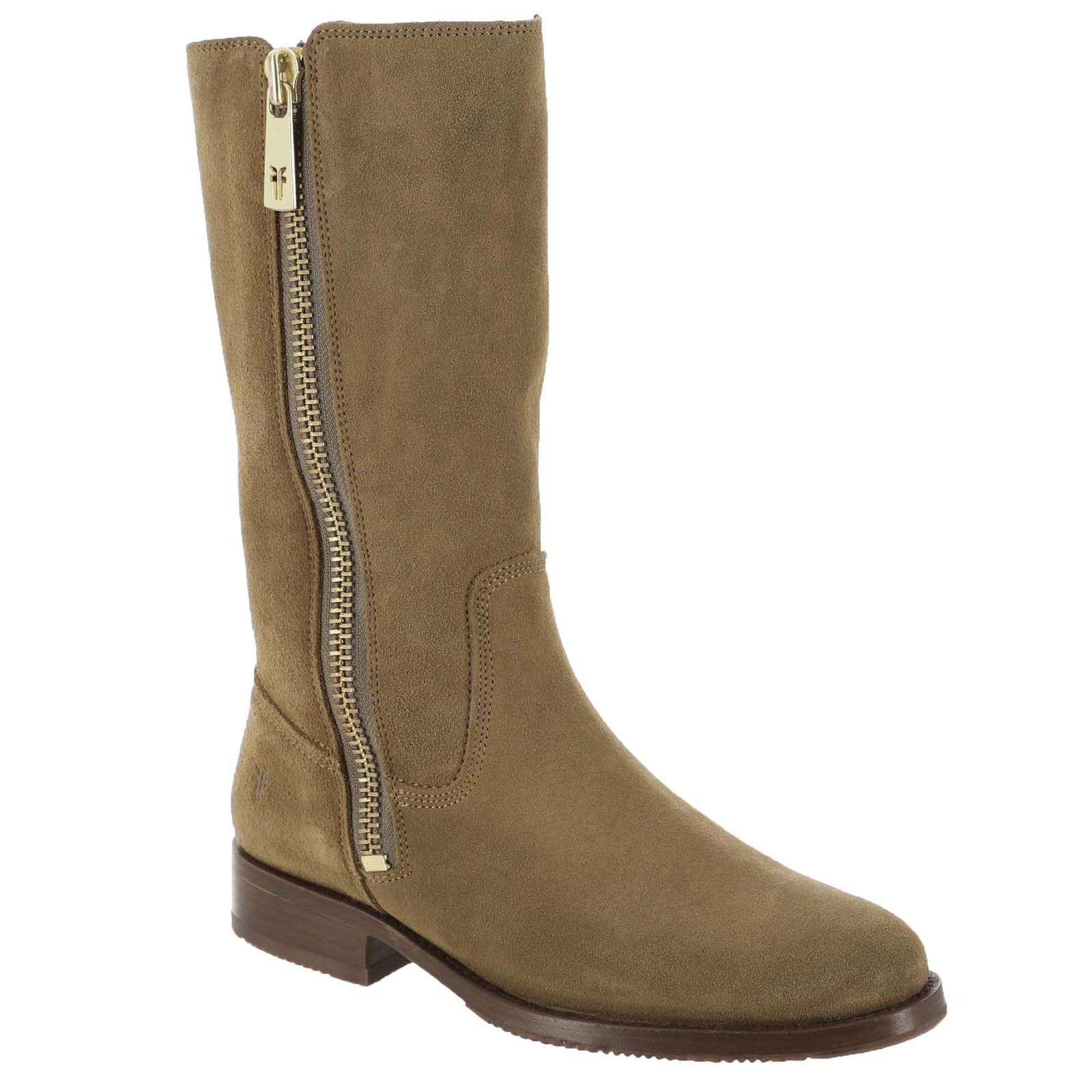 Frye Company Madison Heavy Zip Tall Women's Bone Boot 9.5