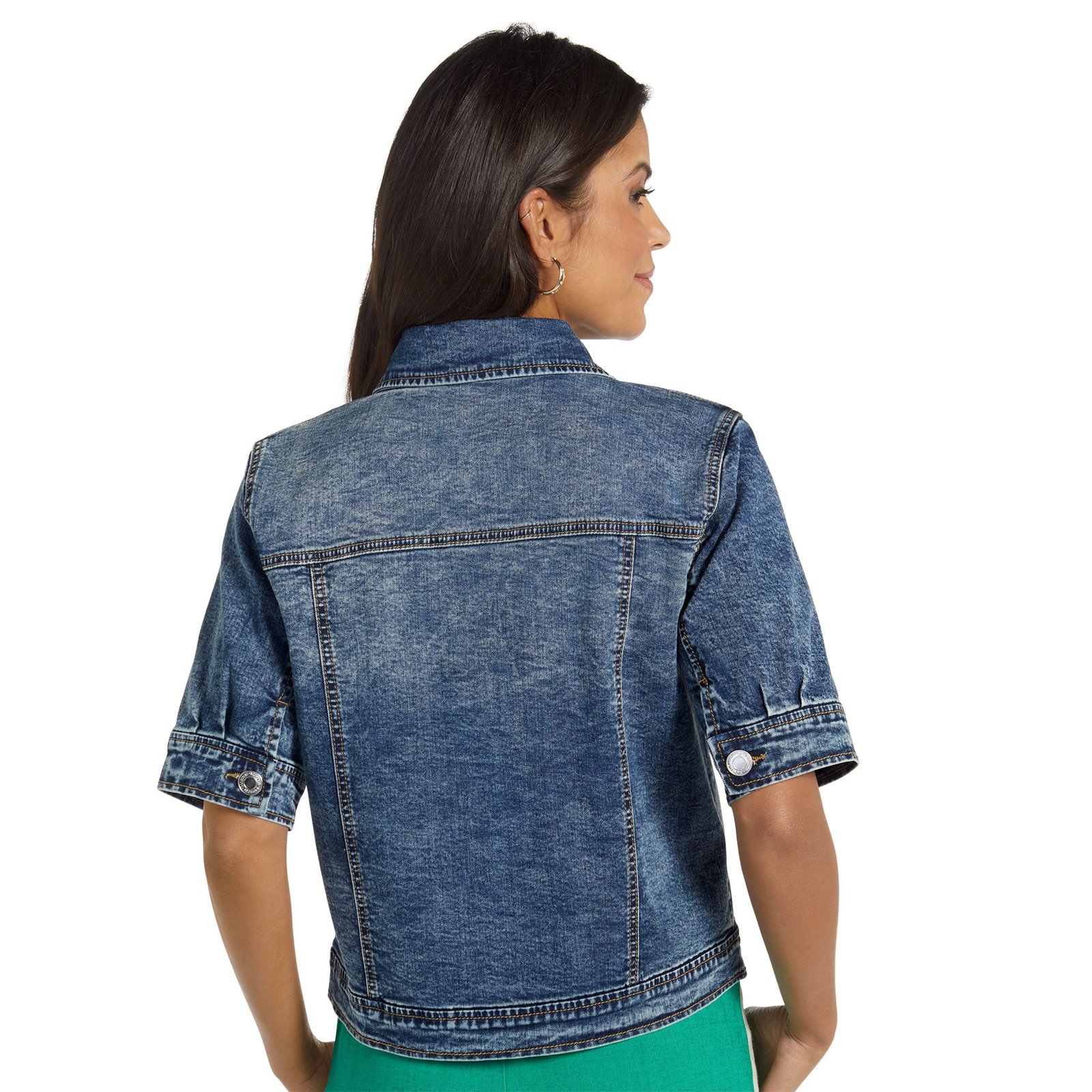 Masseys® Short Sleeve Jean Jacket