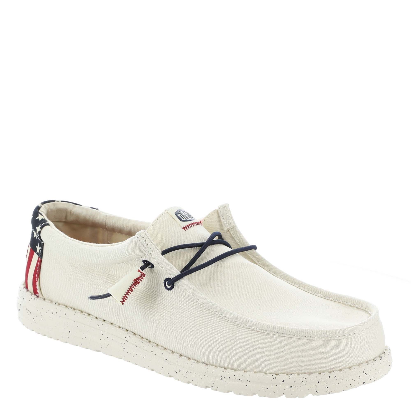 Hey Dude Wally Americana Men's Bone Slip On 9 M