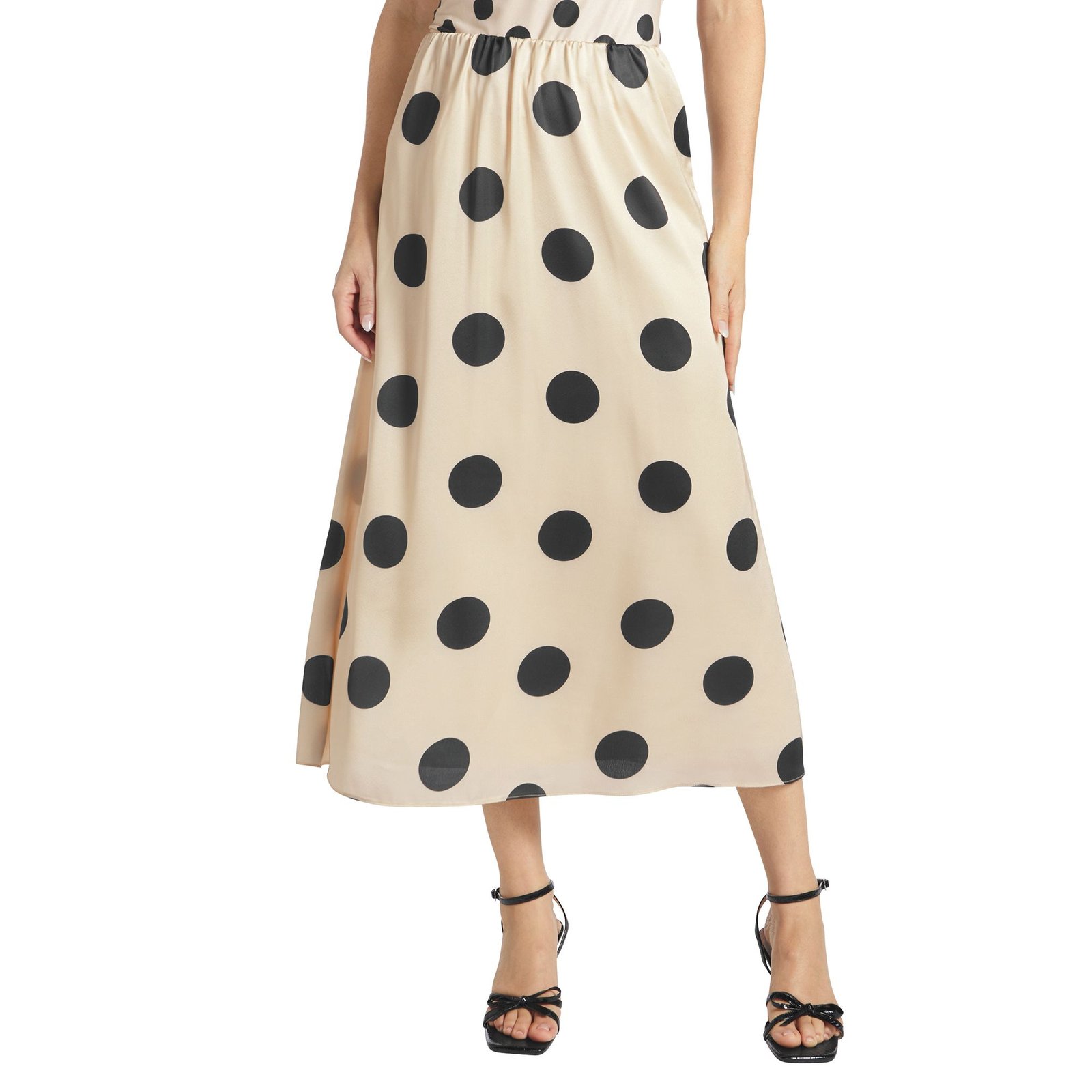 Masseys Luxe Satin Slip Skirt Bone Skirts