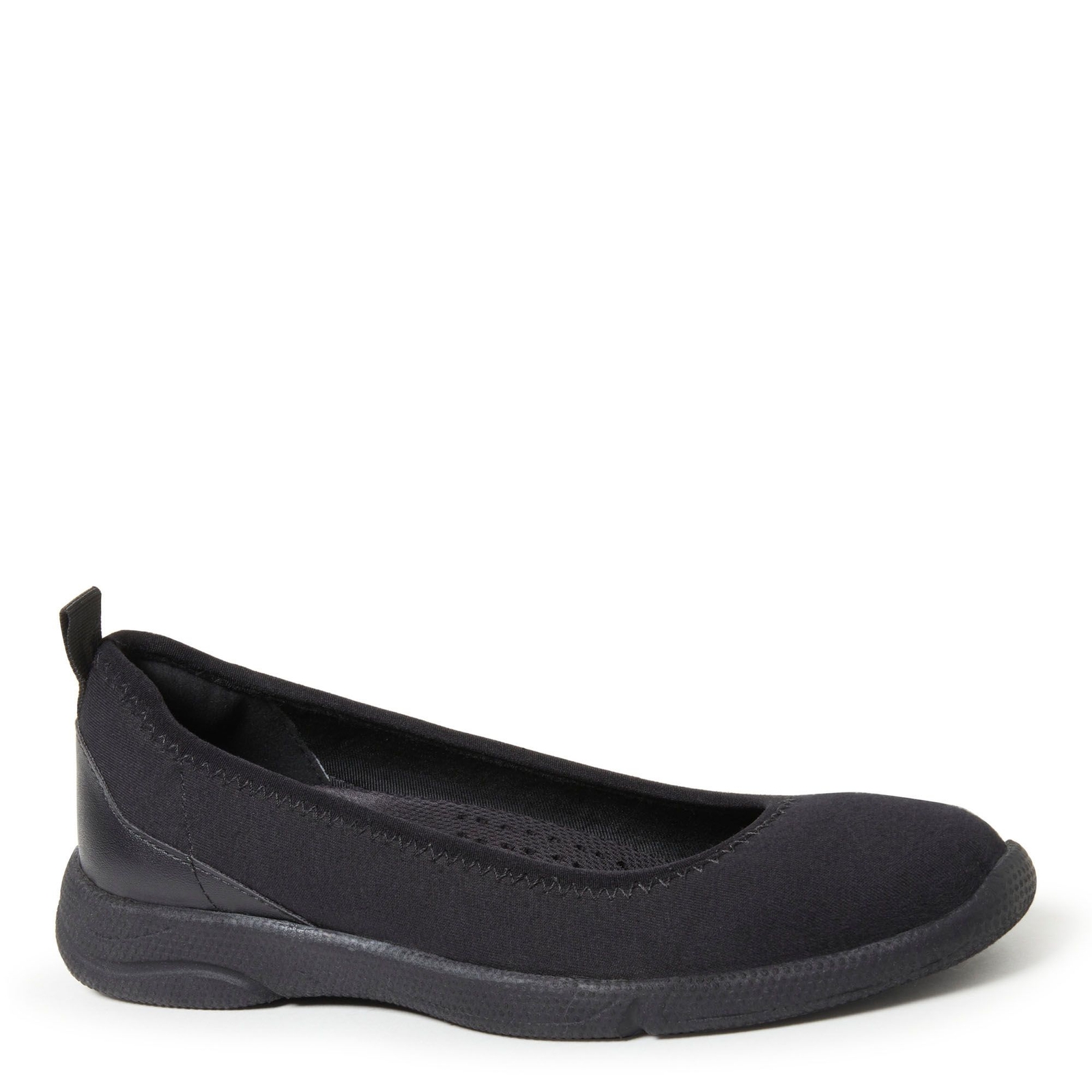 Original Comfort By Dearfoams Mia Easy Foam Ballet Flat Women's Black Pump 8.5 M