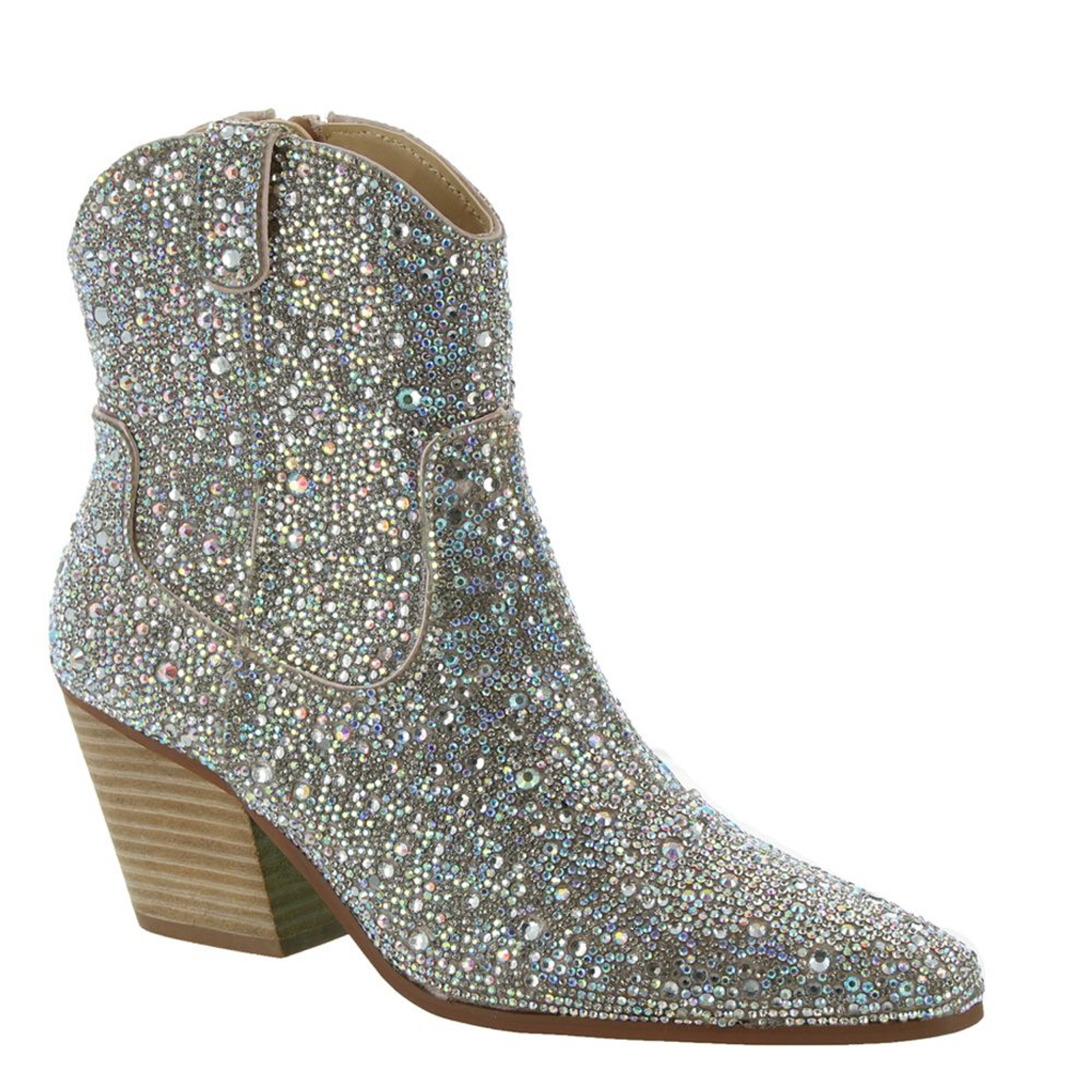 Betsey Johnson Diva Boot Women's Silver Boot 7 M