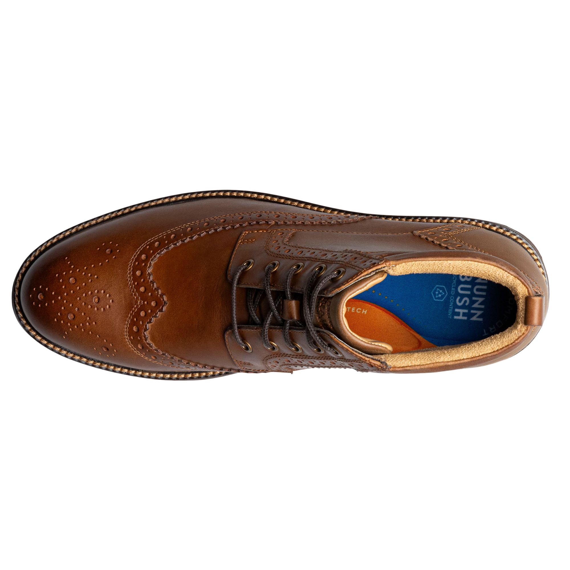 Nunn Bush Odell II Wingtip Lace Up Boot Mens Boot 17490₽