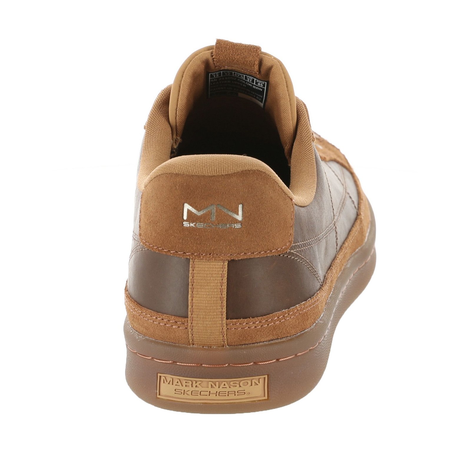 Mark Nason 67203 Brown Leather Slip On Square Toe Stretch Men\'s 10‎ Italy MARK NASON @marknasonlosangeles Brown Suede Side-Zip Boots  main image 3