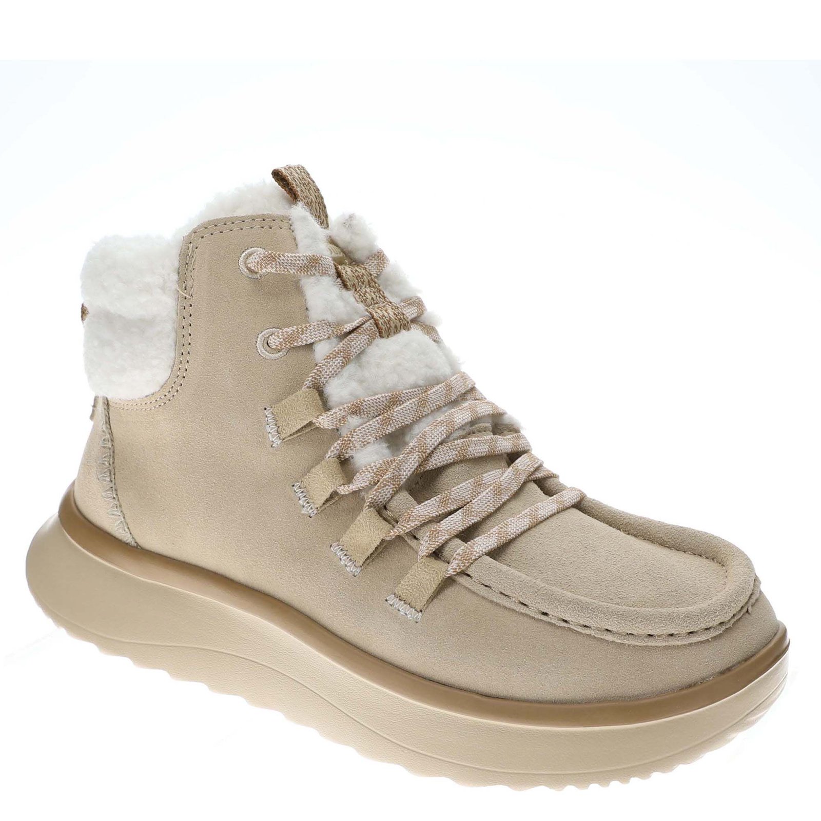 Hey Dude Wendy Peak Apres Suede Cozstitch Women's Tan Boot 11 M