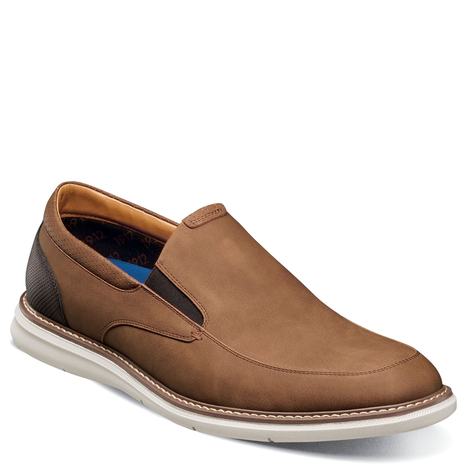 Nunn Bush Chase Casual Slip-On Men's Brown Slip On 13 M
