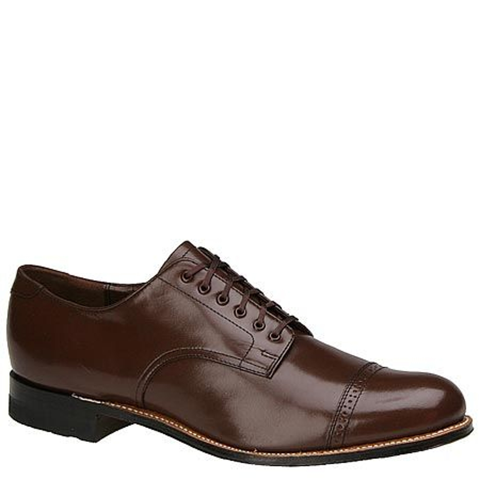 Stacy Adams Madison Cap Toe Men's Brown Oxford 12 E2