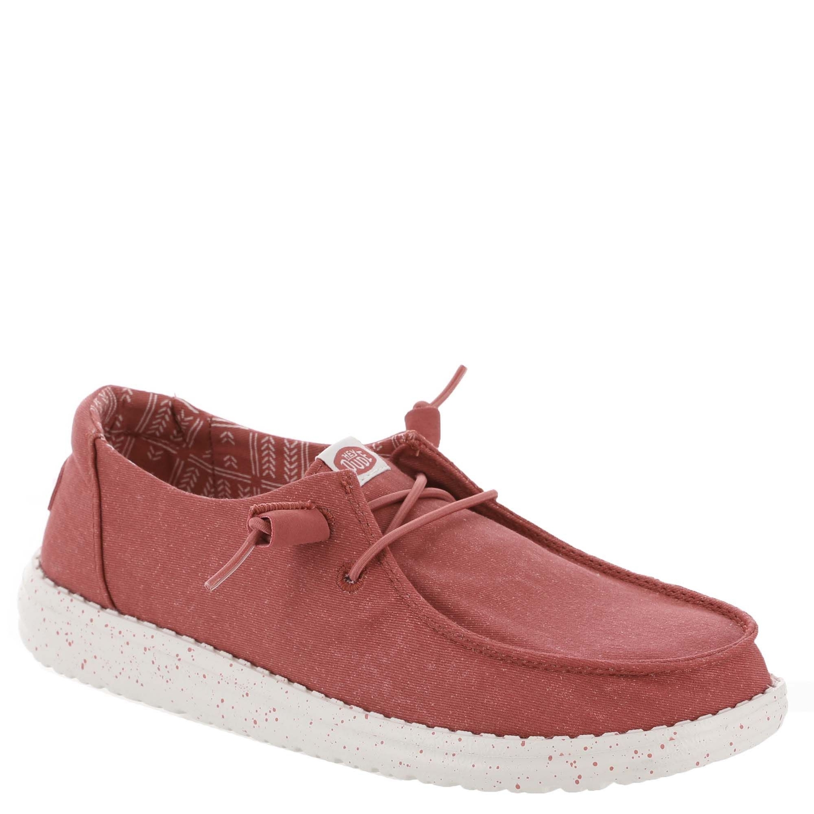 Hey Dude Wendy Stretch Canvas Women's Red Slip On 7 M
