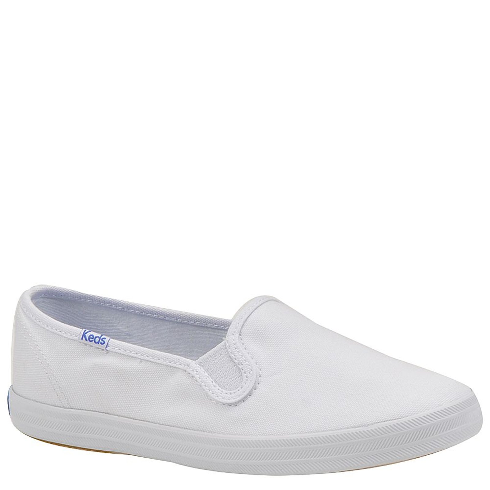 Keds Women's Champion Canvas Slip-On Sneakers in White size 5 - W