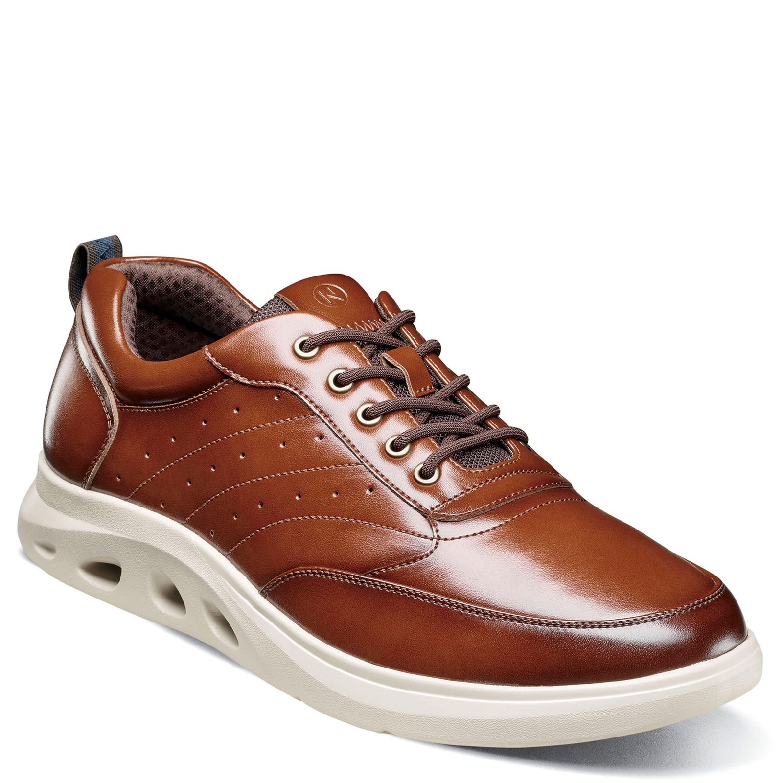 Nunn Bush Ponte Moc Toe U-Bal Oxford Men's Brown Oxford 10.5 W
