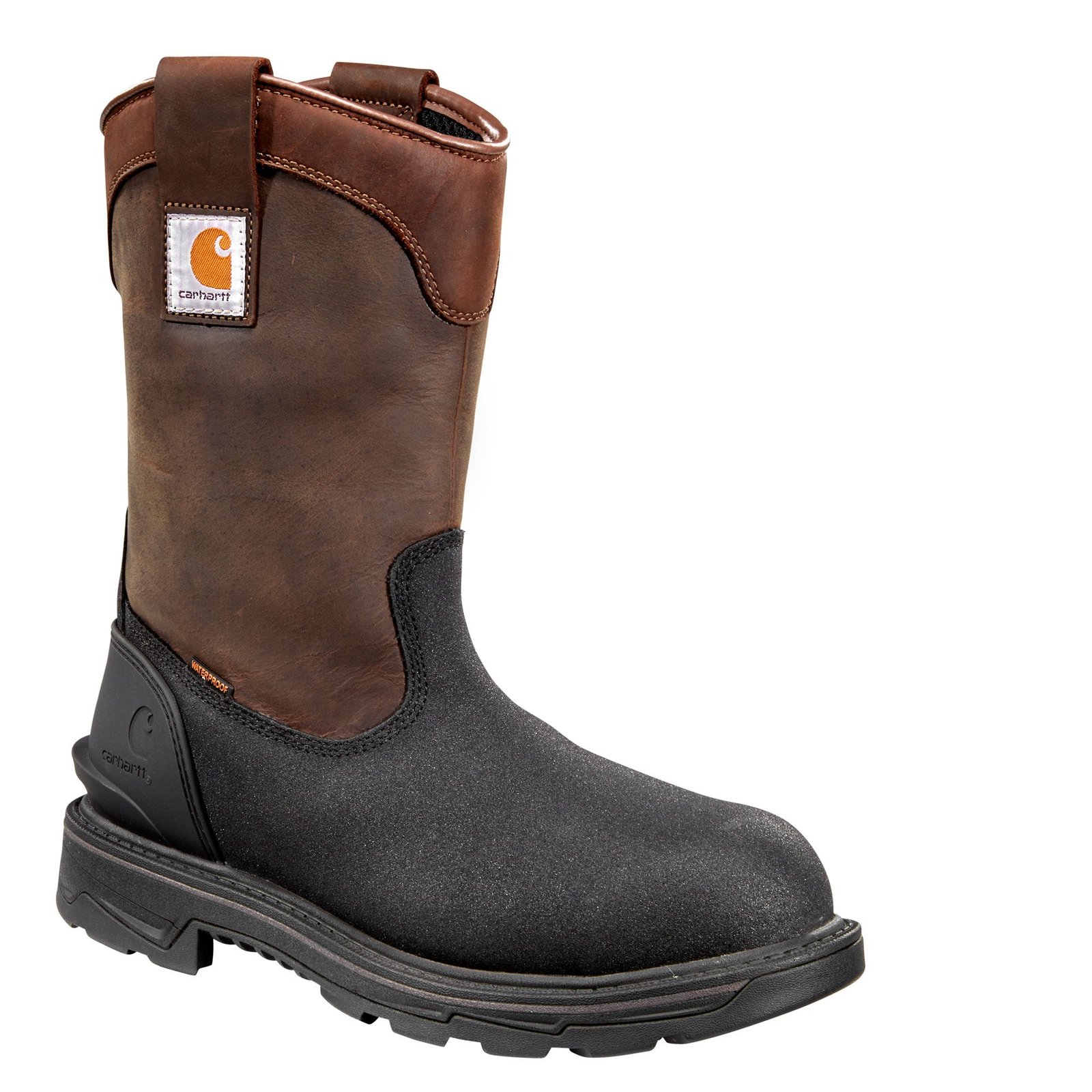 Carhartt Ironwood 11" WP Ins Alloy Toe Wellington Work Boot Men's Brown Boot 10