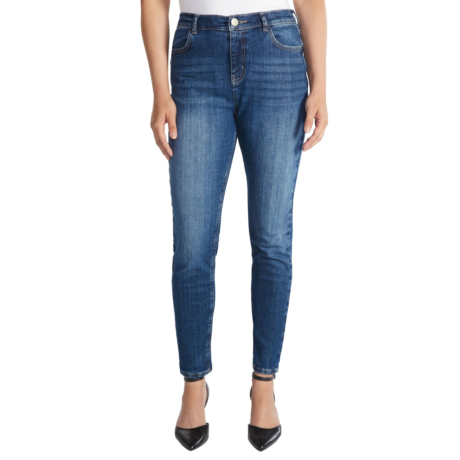 Masseys High-Rise Skinny Jean Blue Pants 28W
