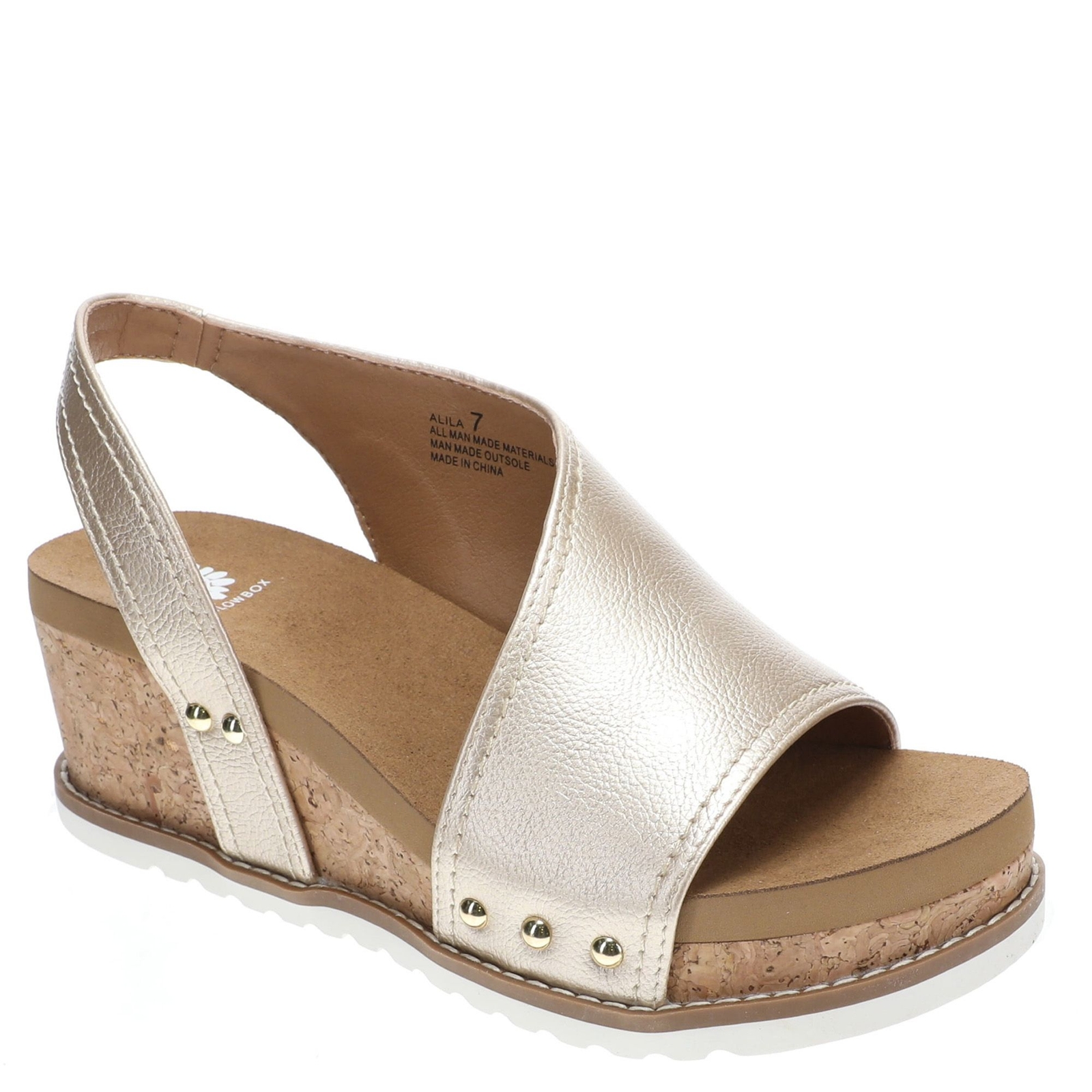 Yellow Box Alila Women's Gold Metallic Sandal 10 M