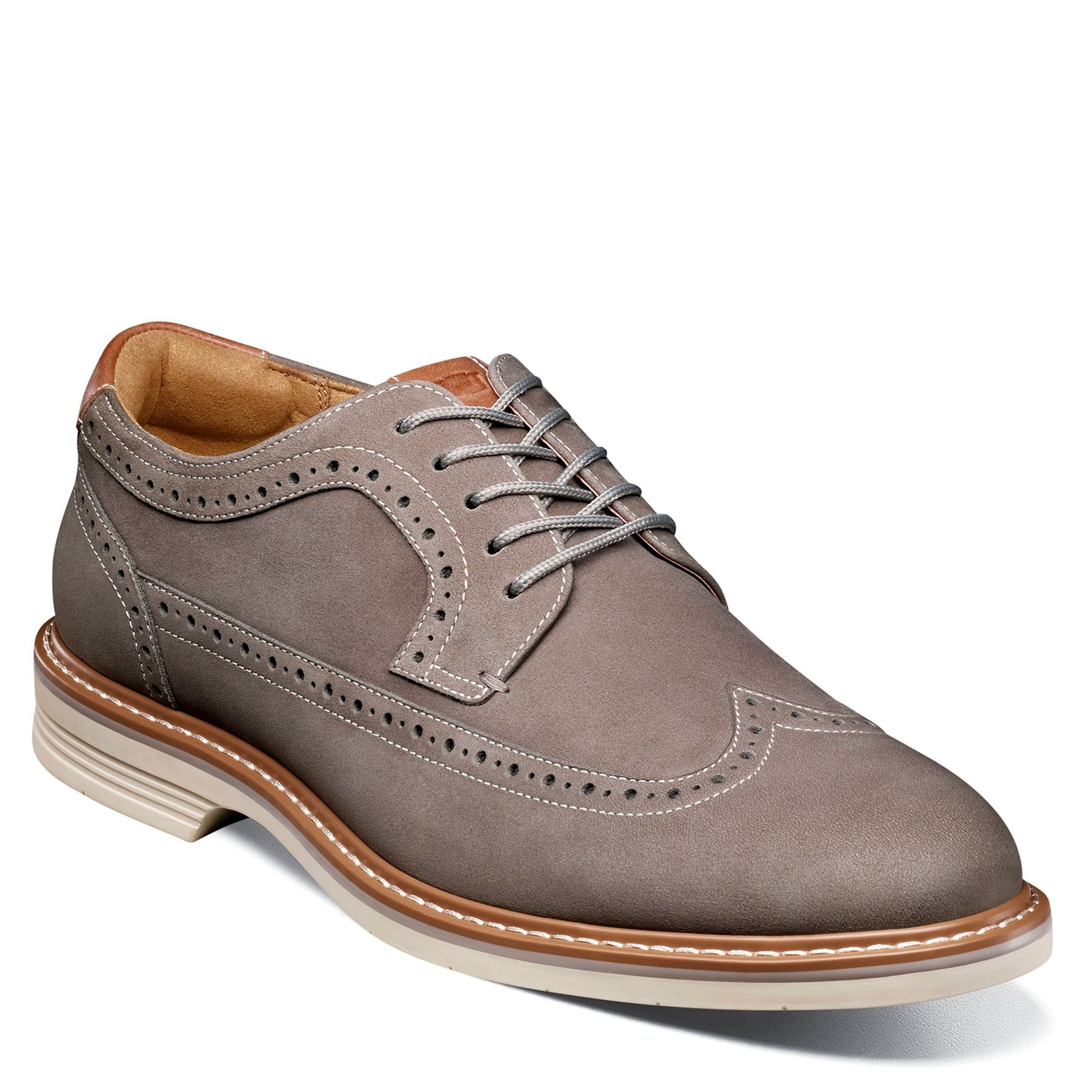 Florsheim Norwalk Wingtip Oxford Men's Grey Oxford 10.5 W