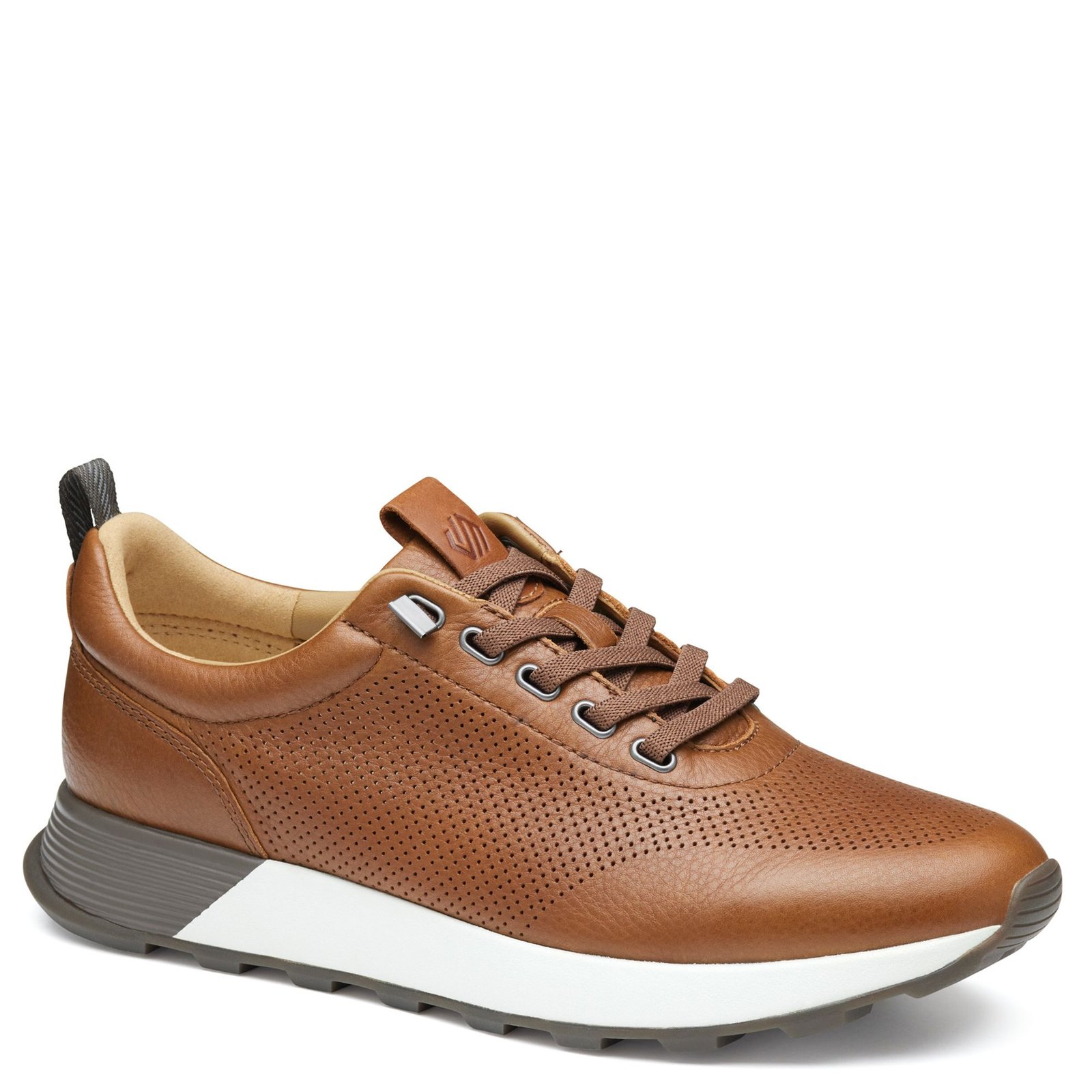Johnston & Murphy Kinnon Perfed Jogger Men's Tan Sneaker 8