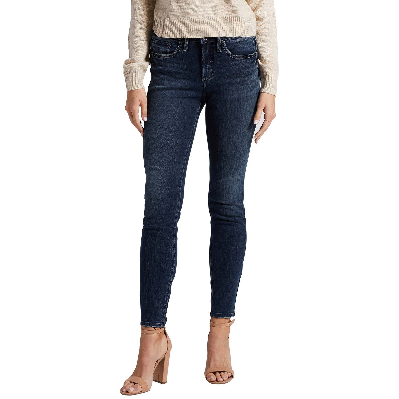 Silver Jeans Women's Suki Skinny Jean Blue Pants 28-29