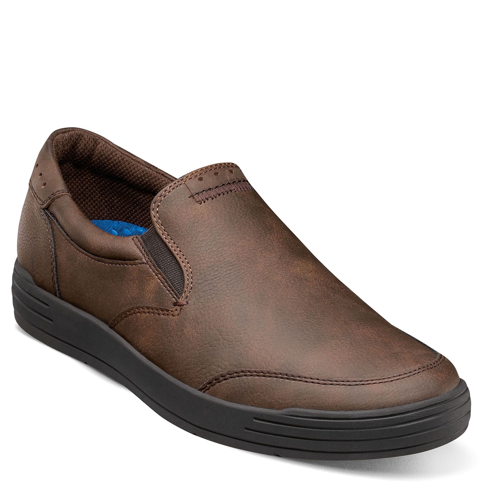 Nunn Bush Kore City Walk Slip On Men's Brown Slip On 11 W