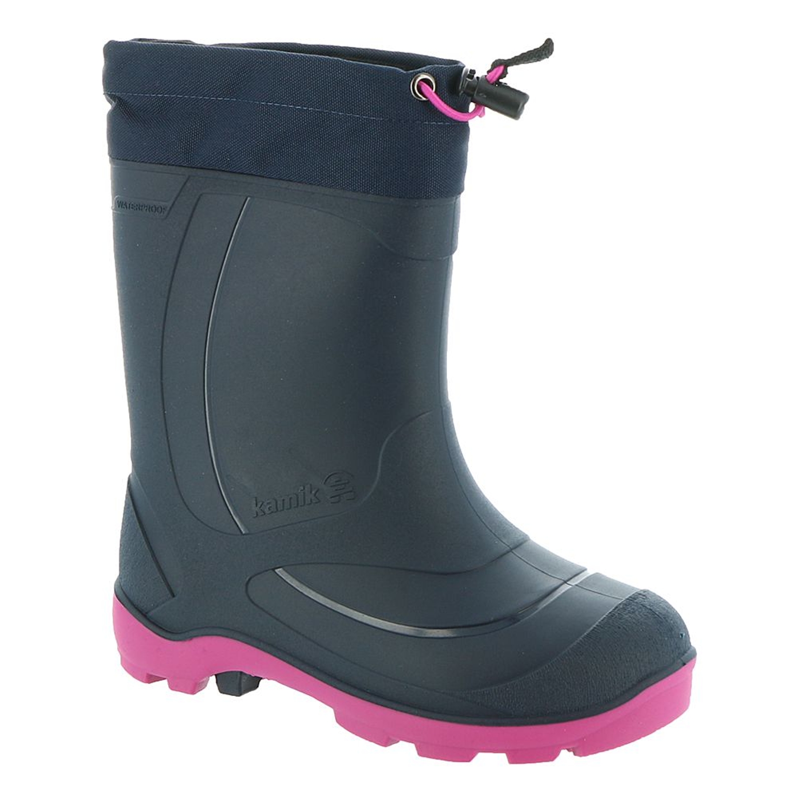 Kamik Snobuster 1 Girls' Toddler-Youth Navy Boot 6 Youth M