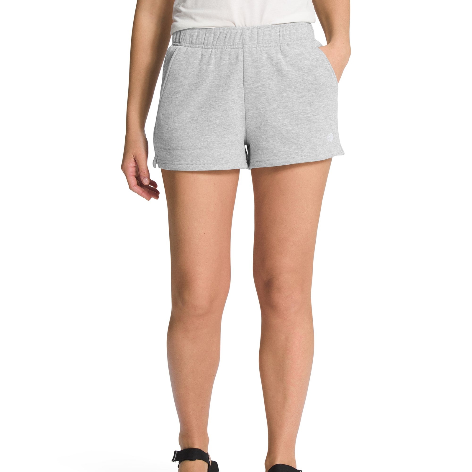 The North Face Women's Half Dome Fleece Short Grey Shorts XL