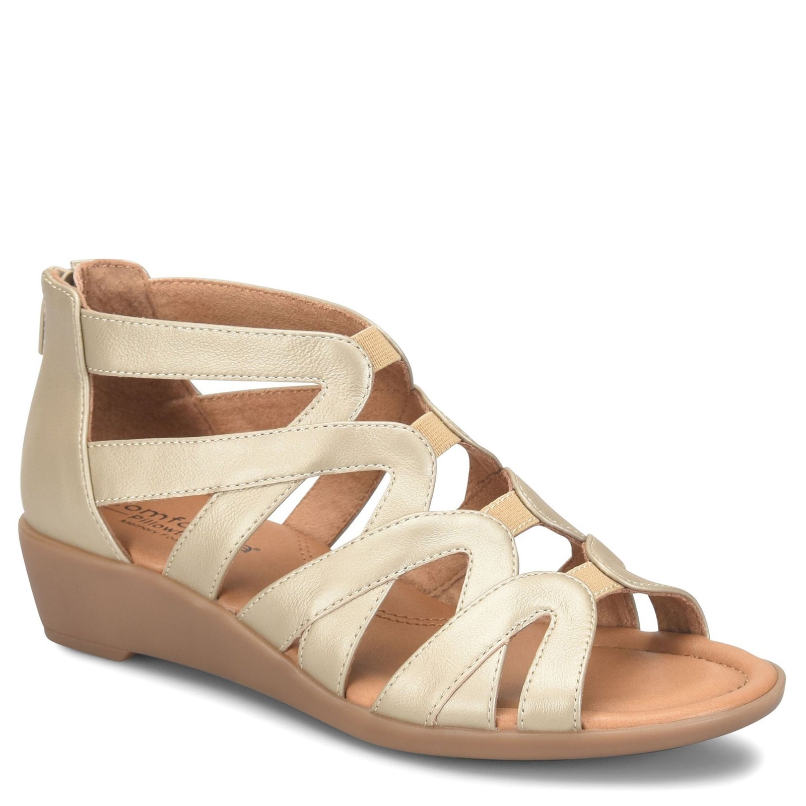 Comfortiva Eternia Women's Gold Sandal 10 M