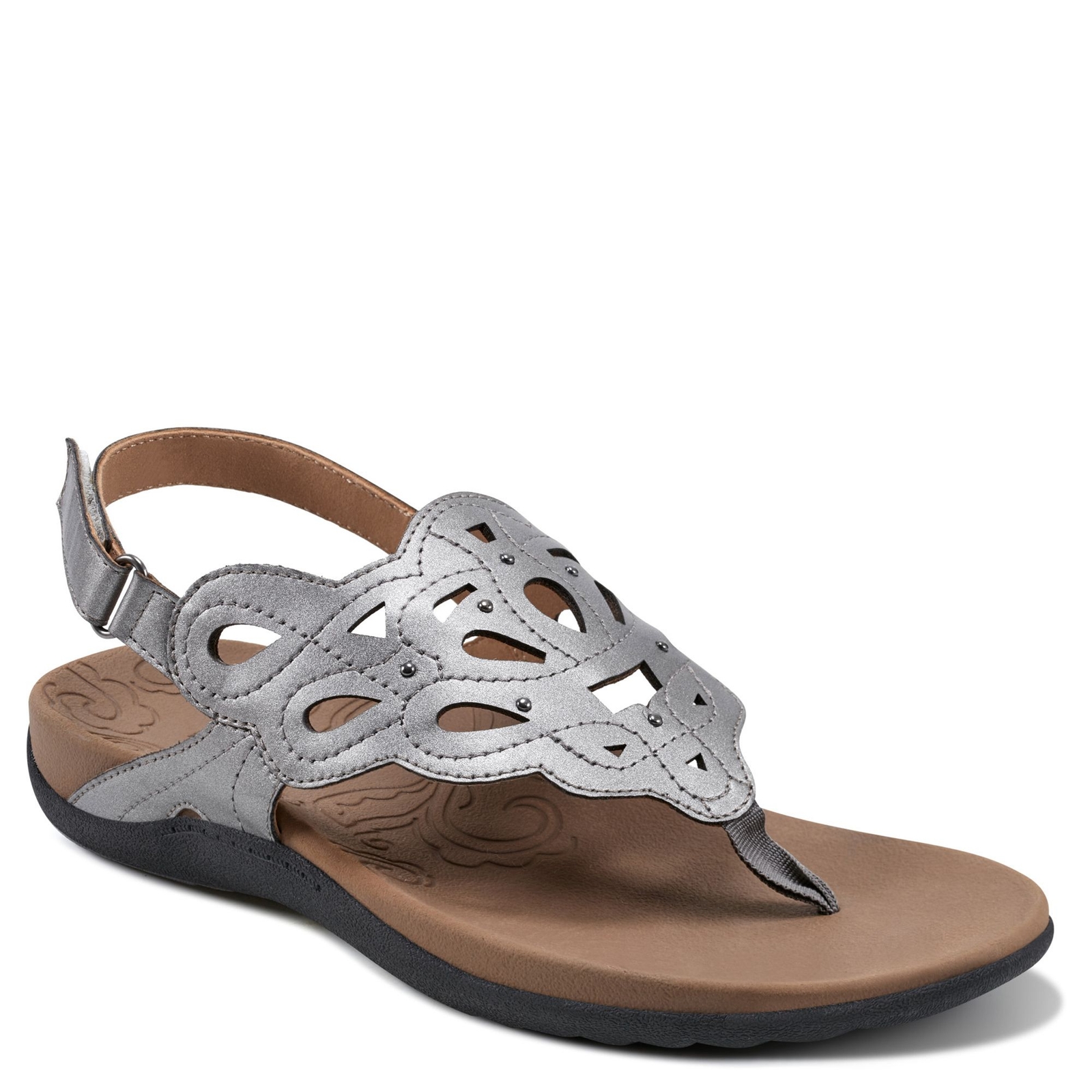 Rockport Ridge Sling2 Women's Pewter Sandal 9 W