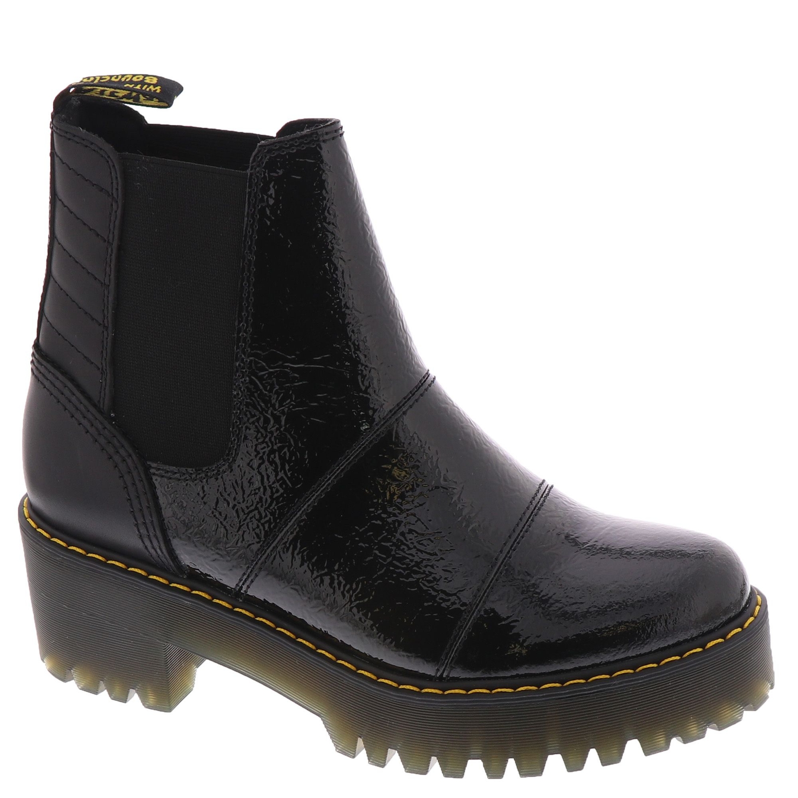 Dr. Martens Rozalie Distressed Patent Women's Black Boot UK 7 US 9 M