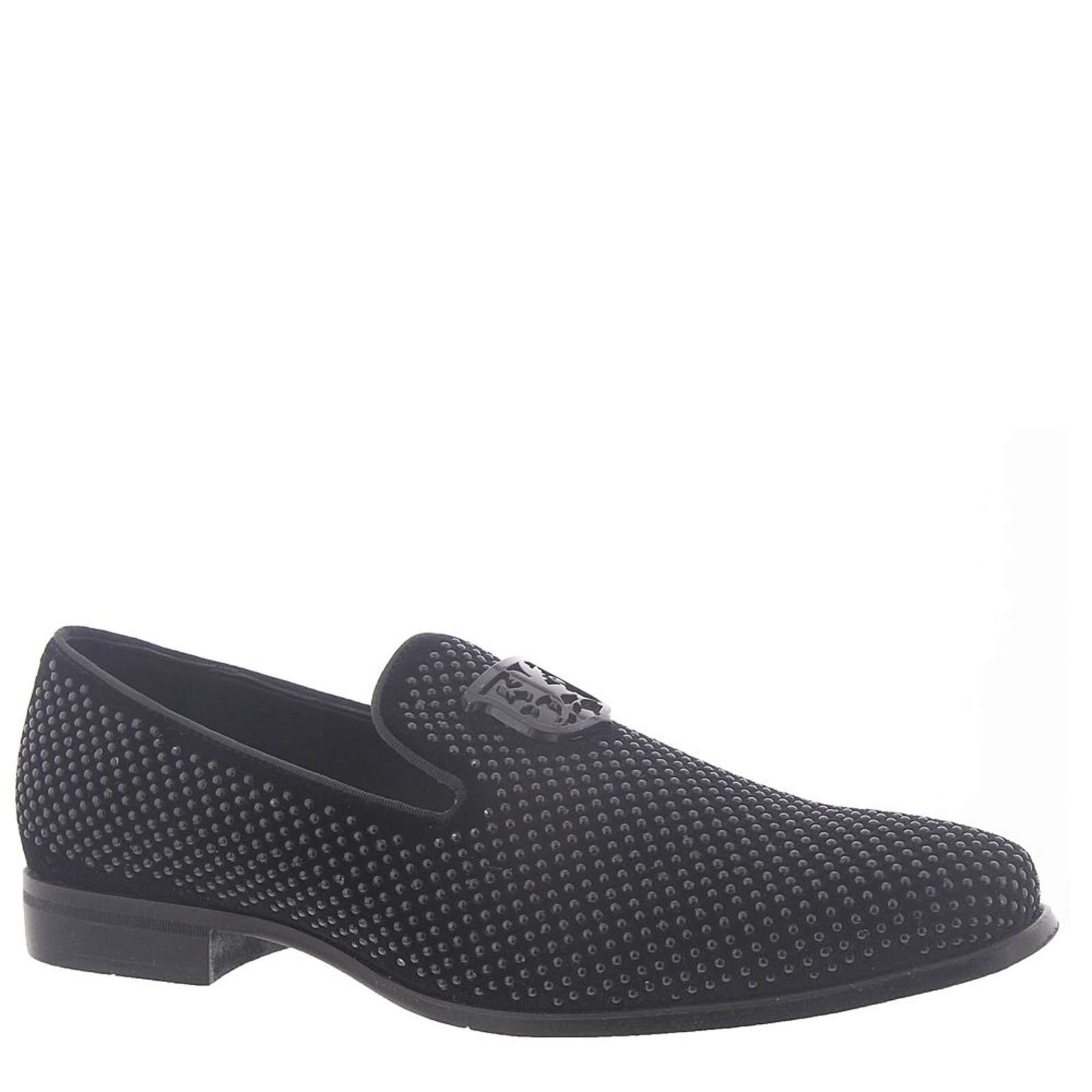 Men\'s Stacy Adams Swagger Studded Black/Silver Slip On Dress Shoes size 14 Stacy Adams Men main image 4