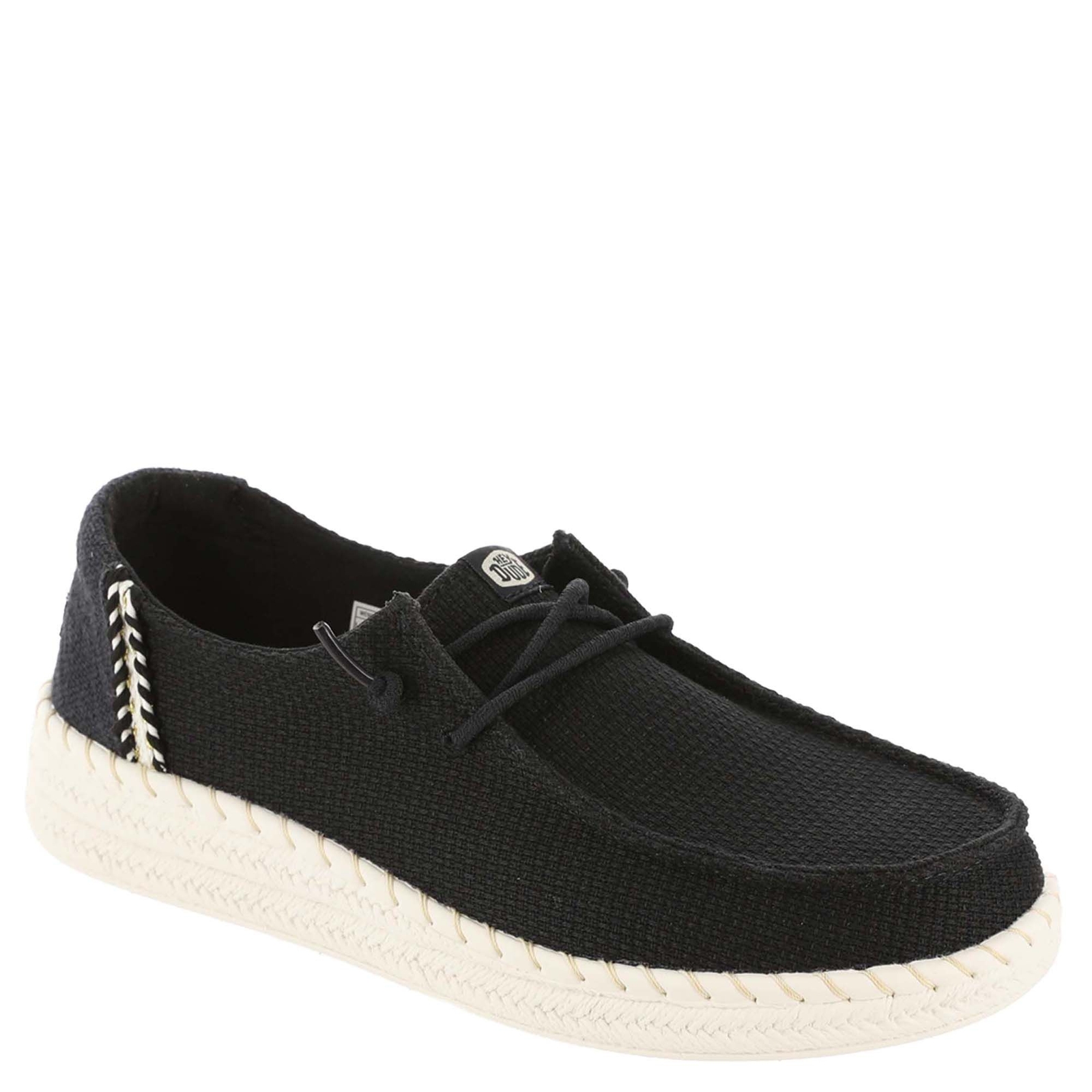 Hey Dude Wendy Espadrille Woven Women's Black Slip On 12 M
