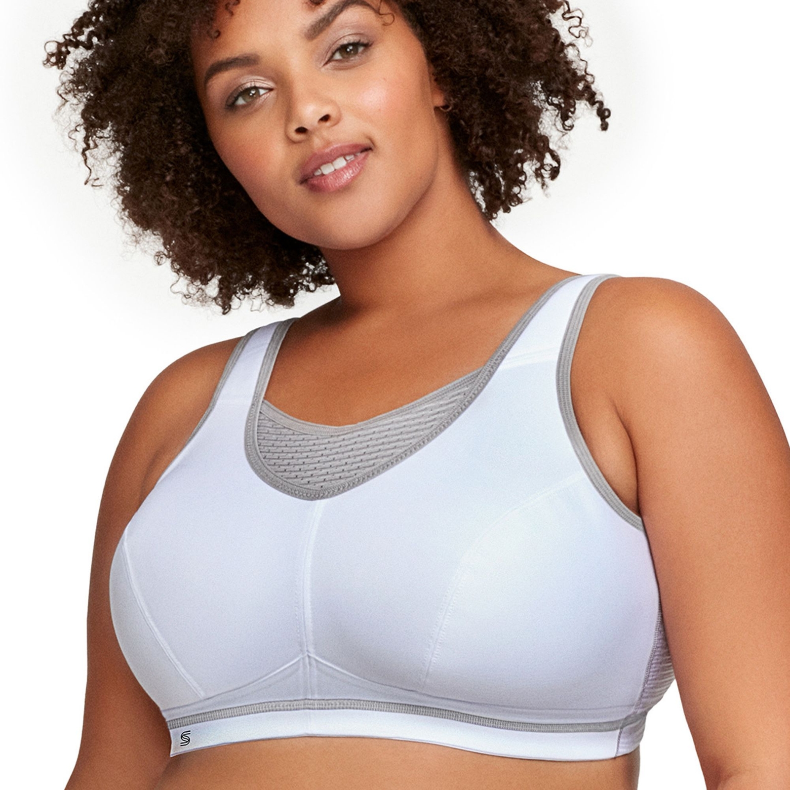 Glamorise No-Bounce Camisole Elite Sports Bra White Bras 40-H