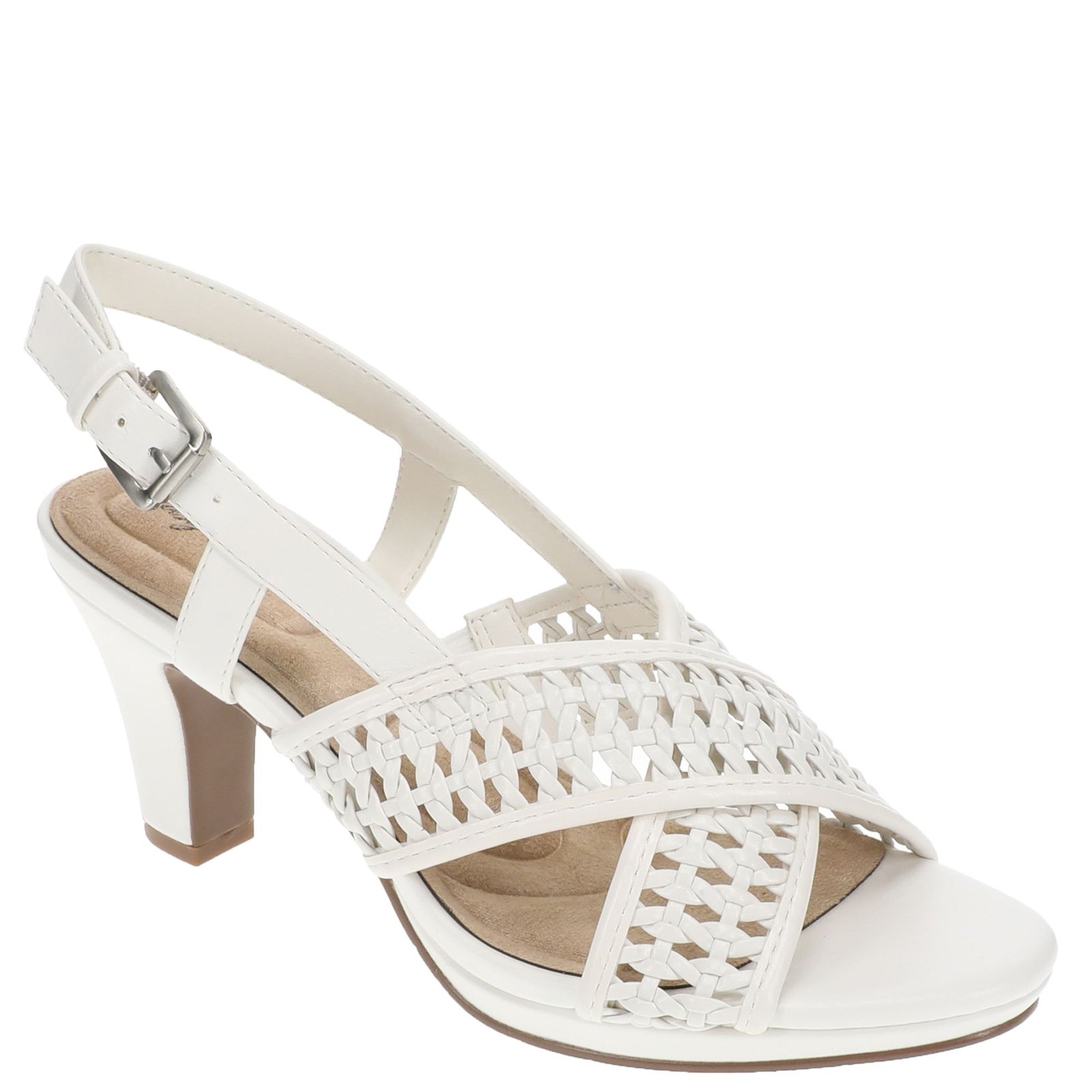 Easy Street Sol Women's White Sandal 8 W2