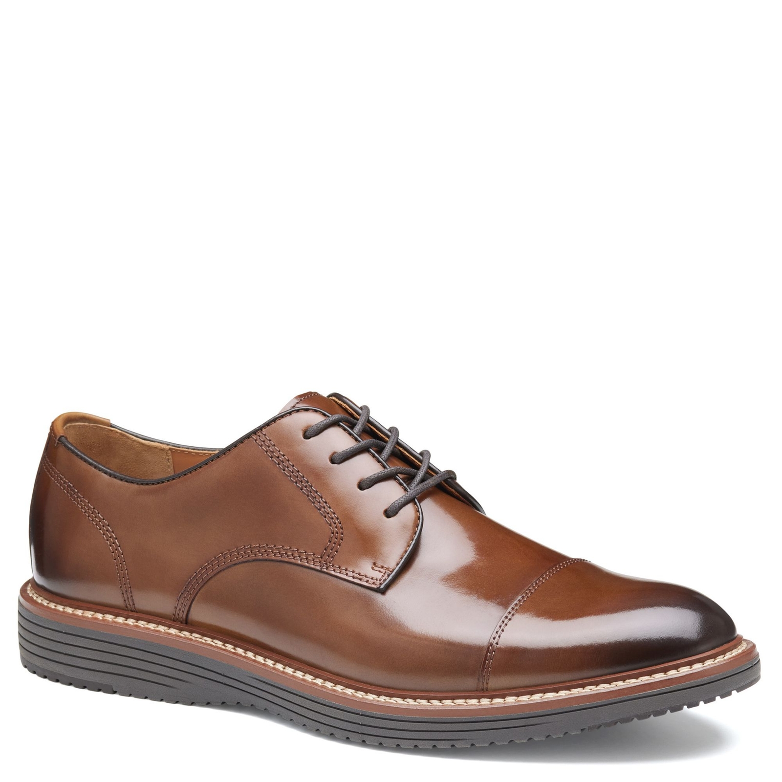 Johnston & Murphy Upton Cap Toe Men's Tan Oxford 11.5 W