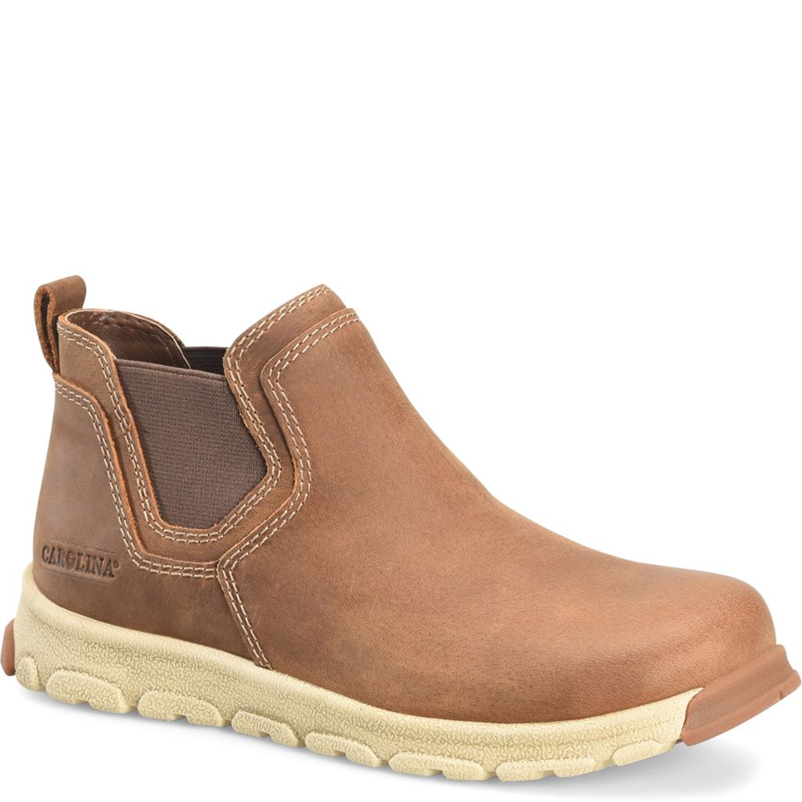 Carolina S-117 Aluminum Toe Romeo Women's Brown Boot 8.5 W