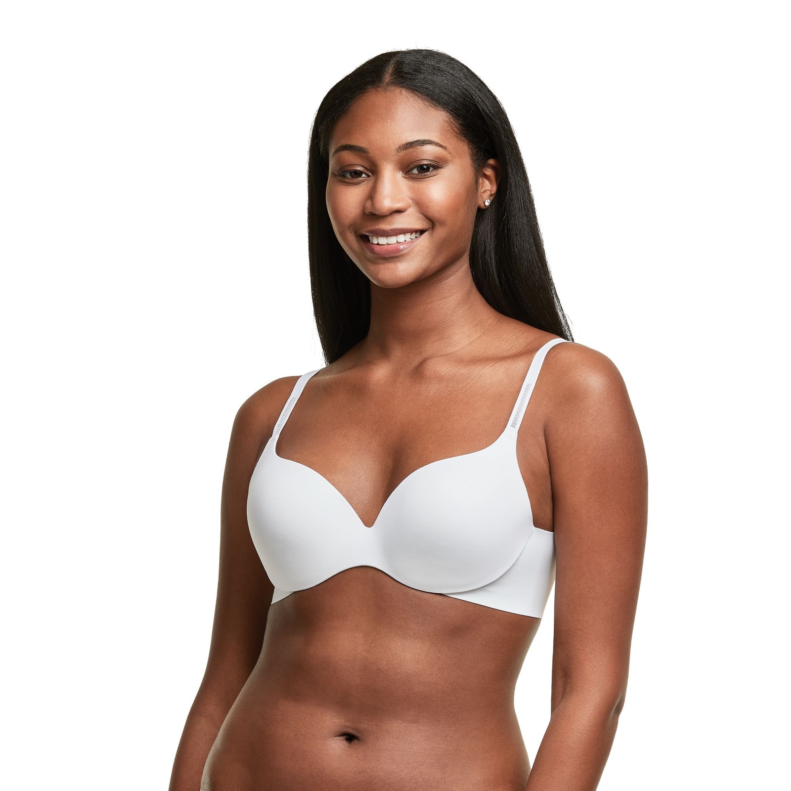 Maidenform Comfort Devotion Dreamwire Back Smoothing Underwire Bra White Bras 40-D