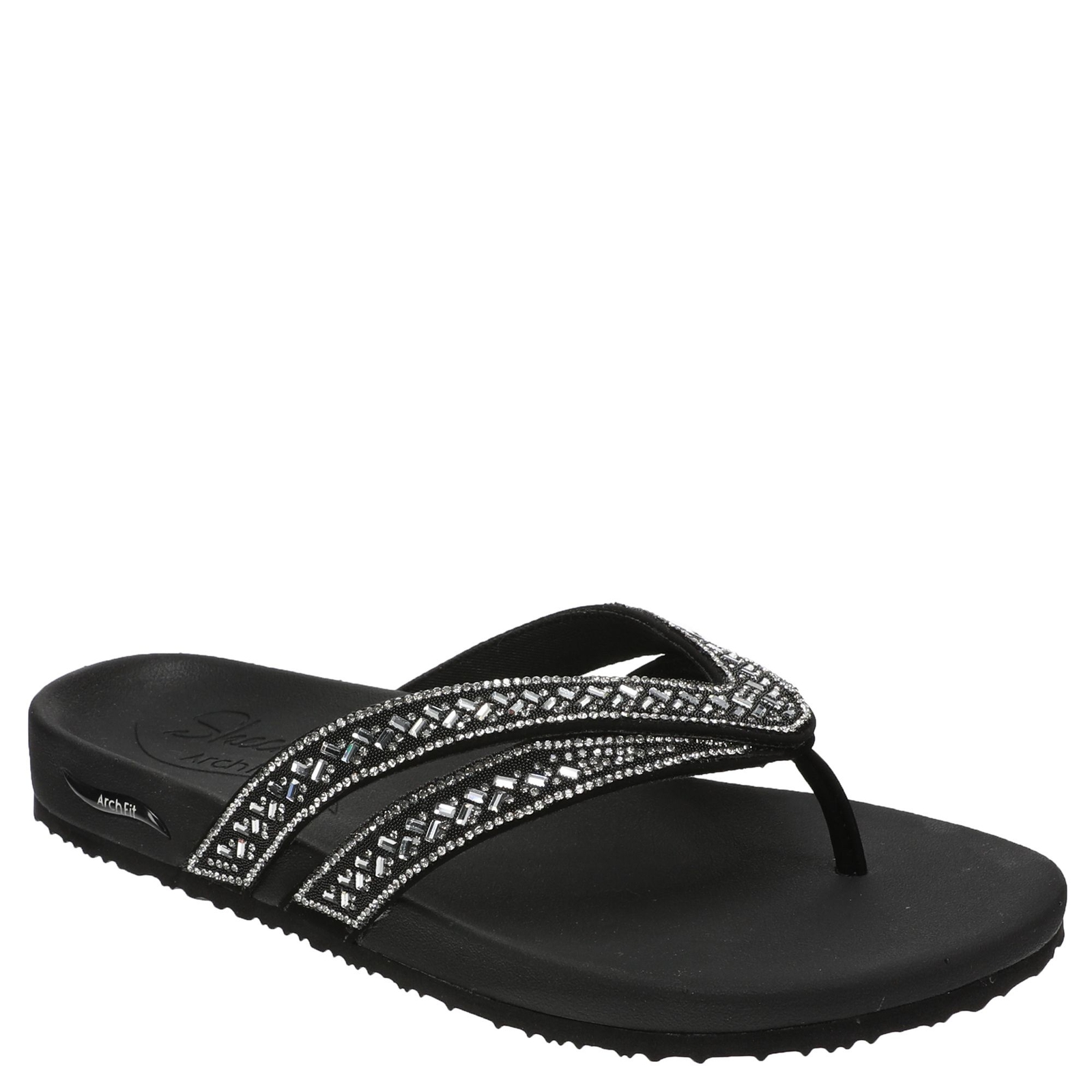 Skechers Cali Arch Fit: Meditation-119439 Women's Black Sandal 6 M
