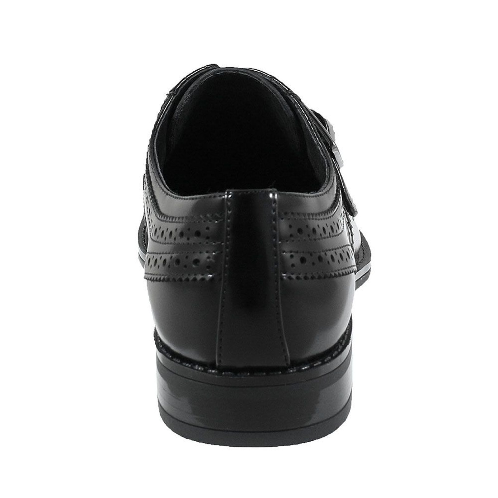 Stacy Adams Shoes Kinsley Plain Toe Monk Strap Black Size 8.5 — photo 2