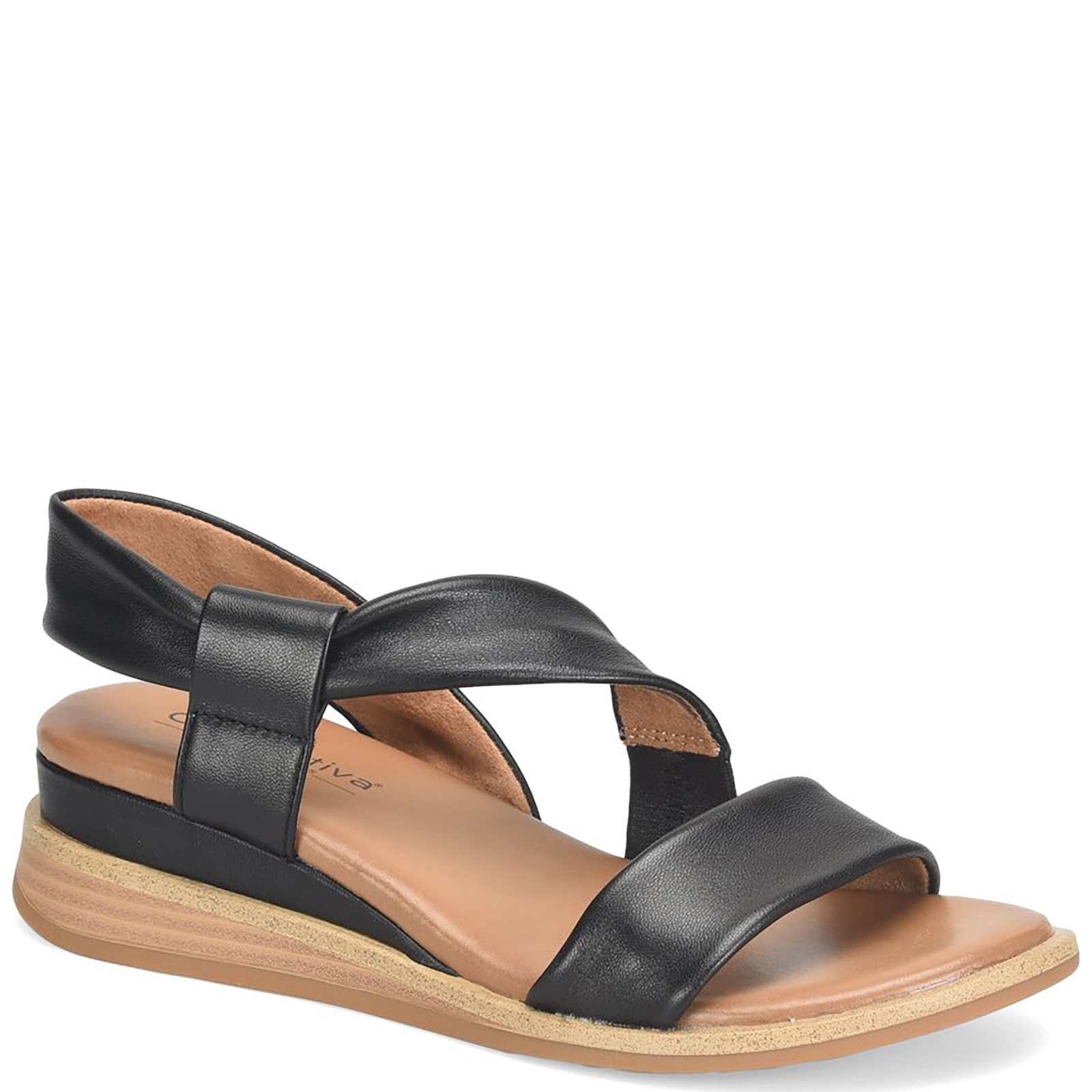 Comfortiva Marcy Women's Black Sandal 8 W