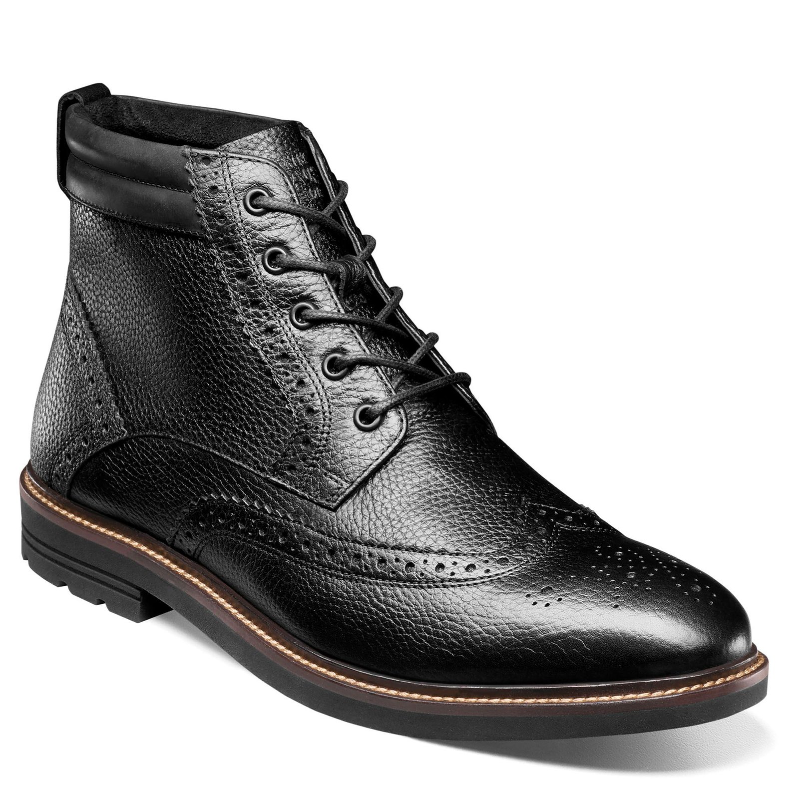 Nunn Bush Odell II Wingtip Lace Up Boot Men display picture 3
