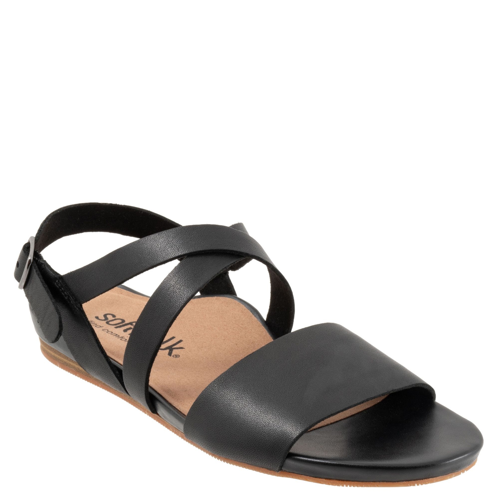 Softwalk Cali Women's Black Sandal 8 N
