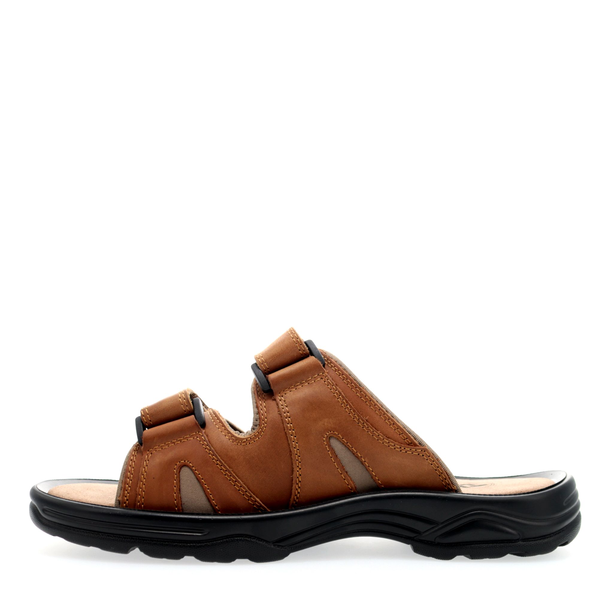 Propet Vero Men’s Brown Adjustable strap leather comfort slide/sandal size 13. Propet Vero Slide Mens Brown Casual Sandals, | Mercari main image 3