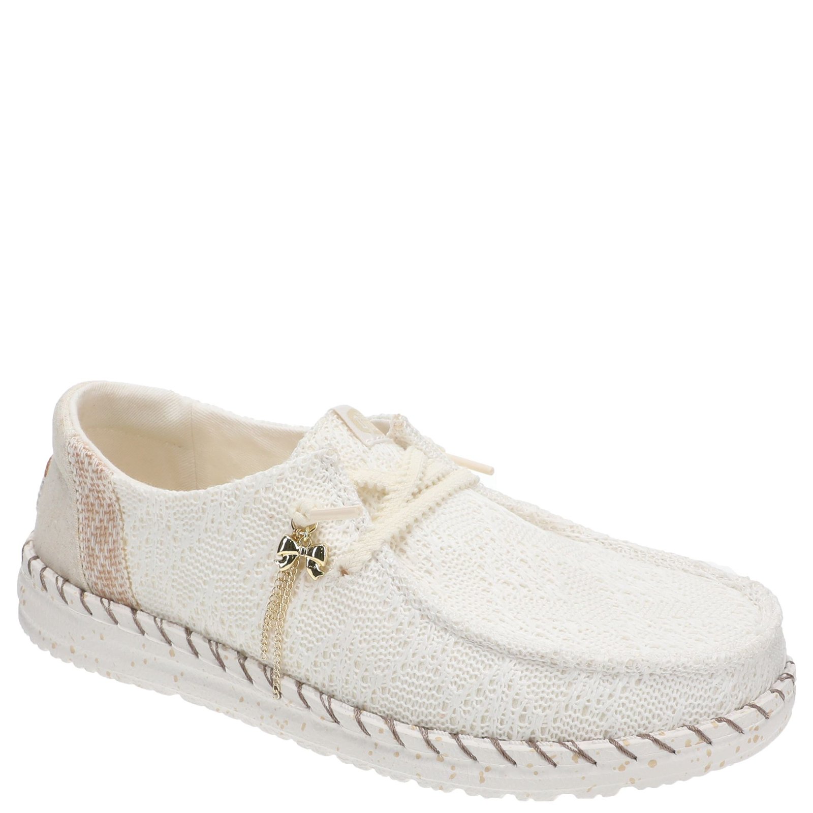 Hey Dude Wendy Boho Knit Women's White Slip On 11 M